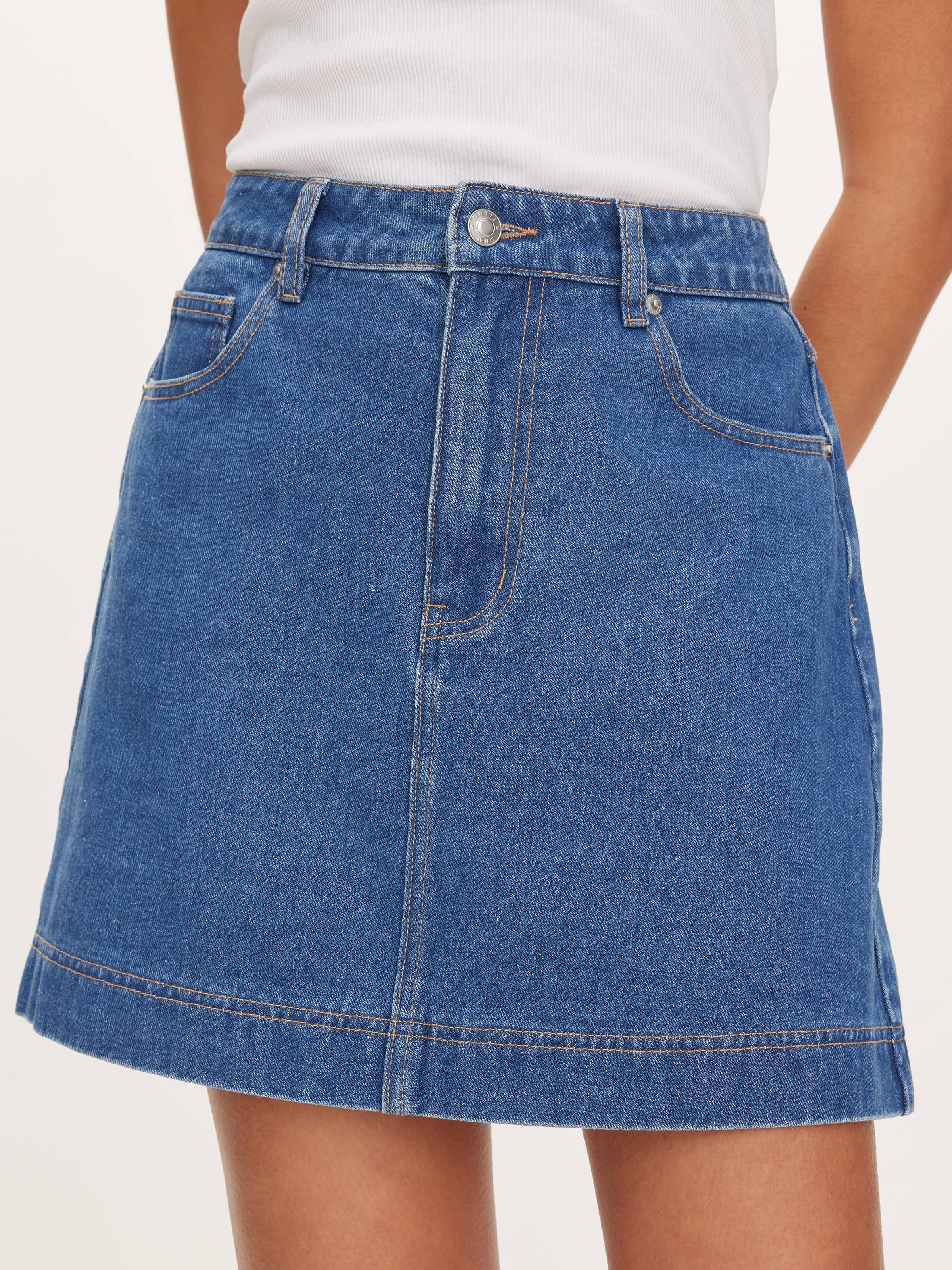 Skylar Denim Mini Skirt