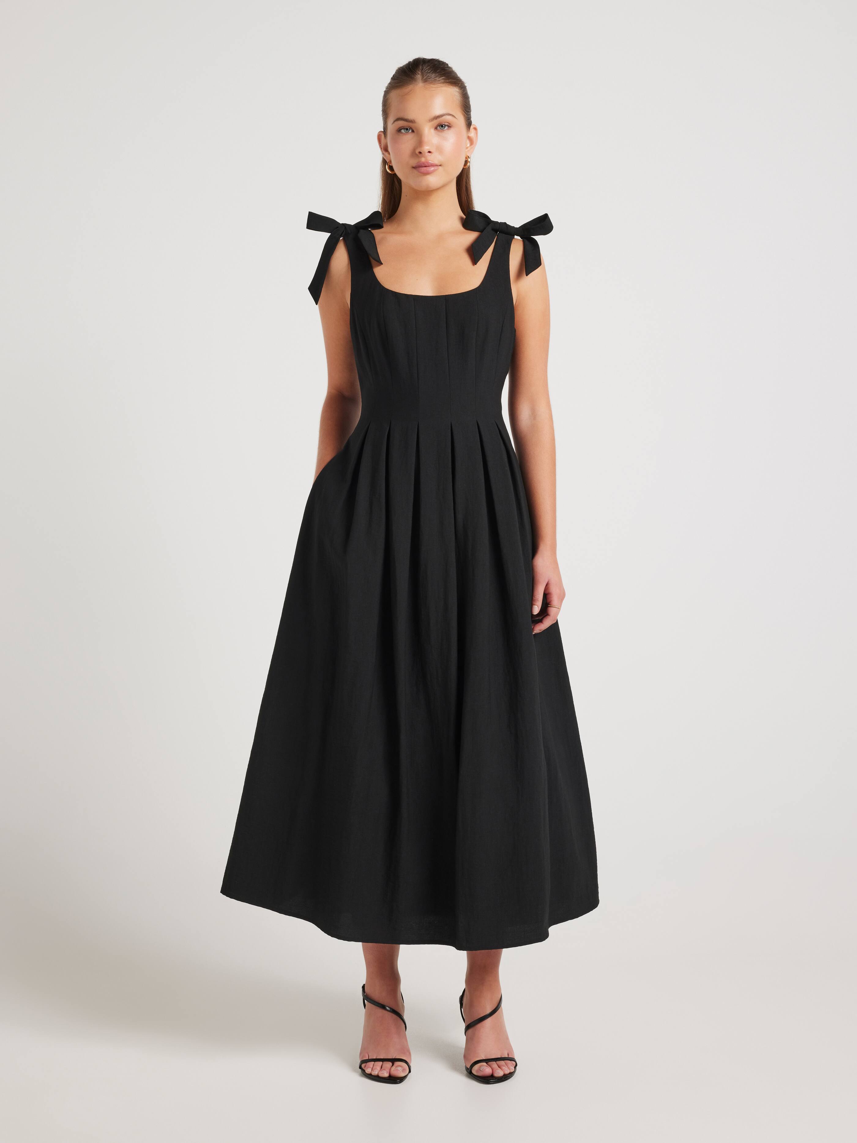 Bronte Bow Midi Dress