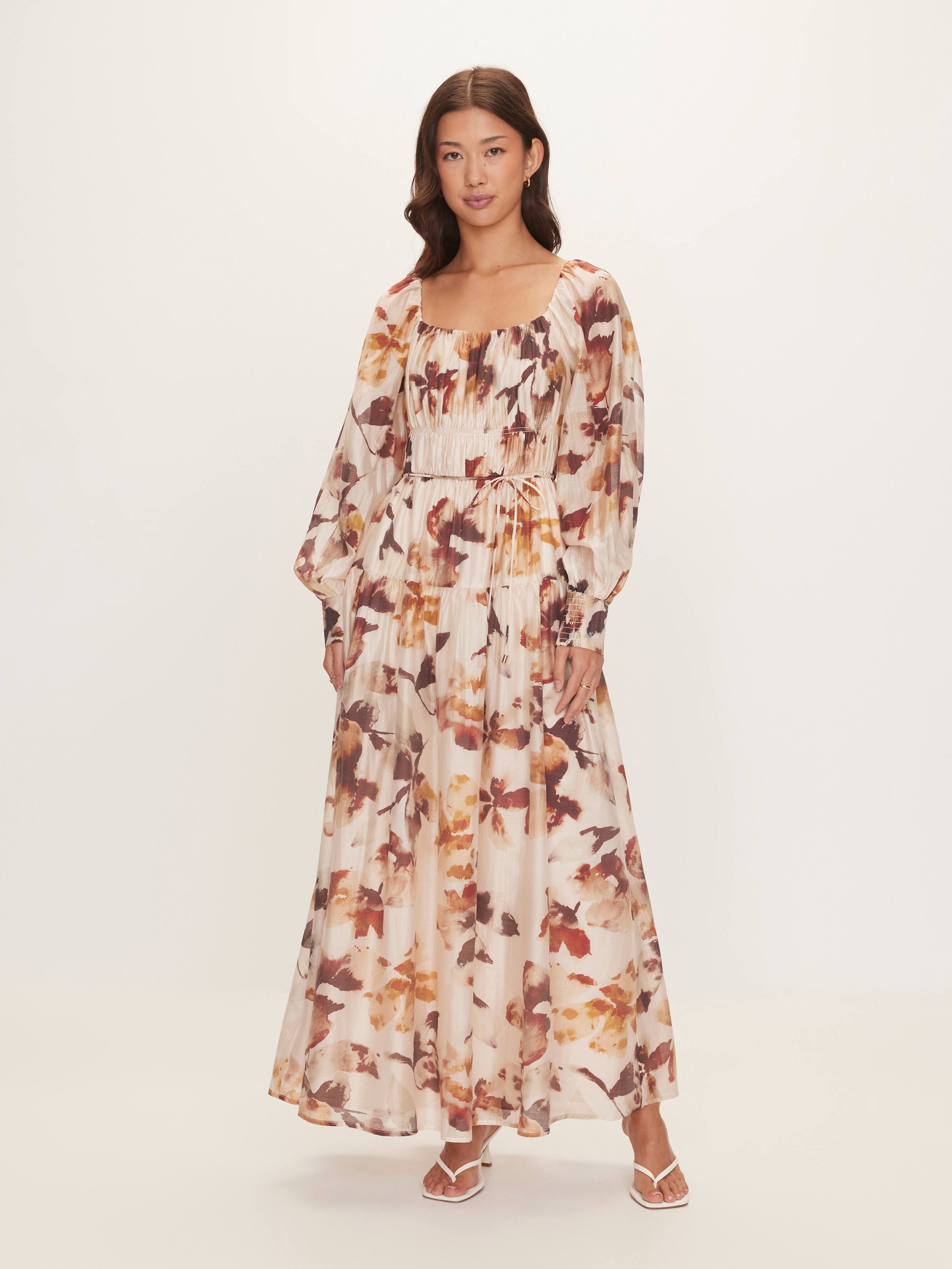 Evie Long Sleeve Midi Dress