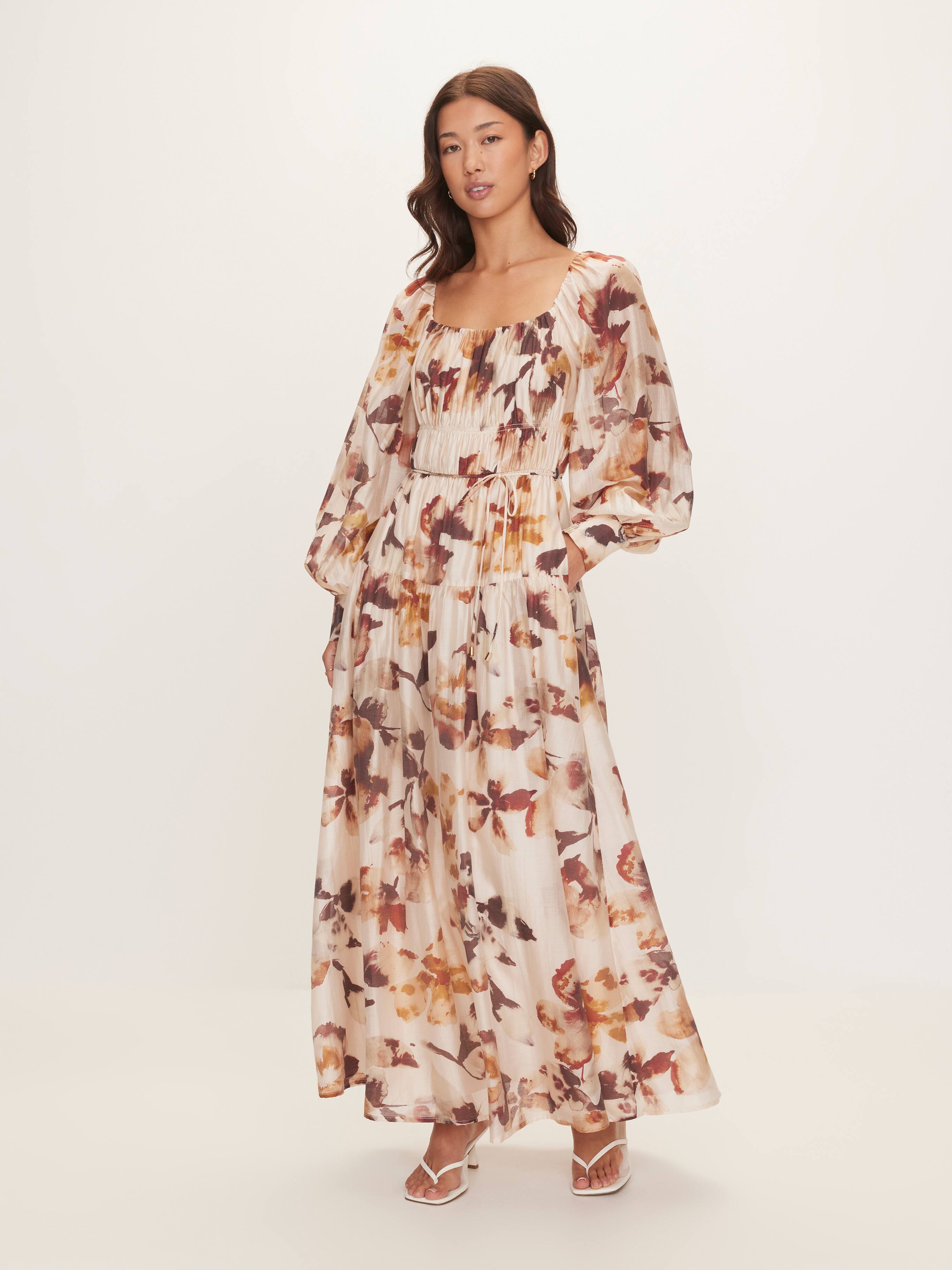 Evie Long Sleeve Midi Dress