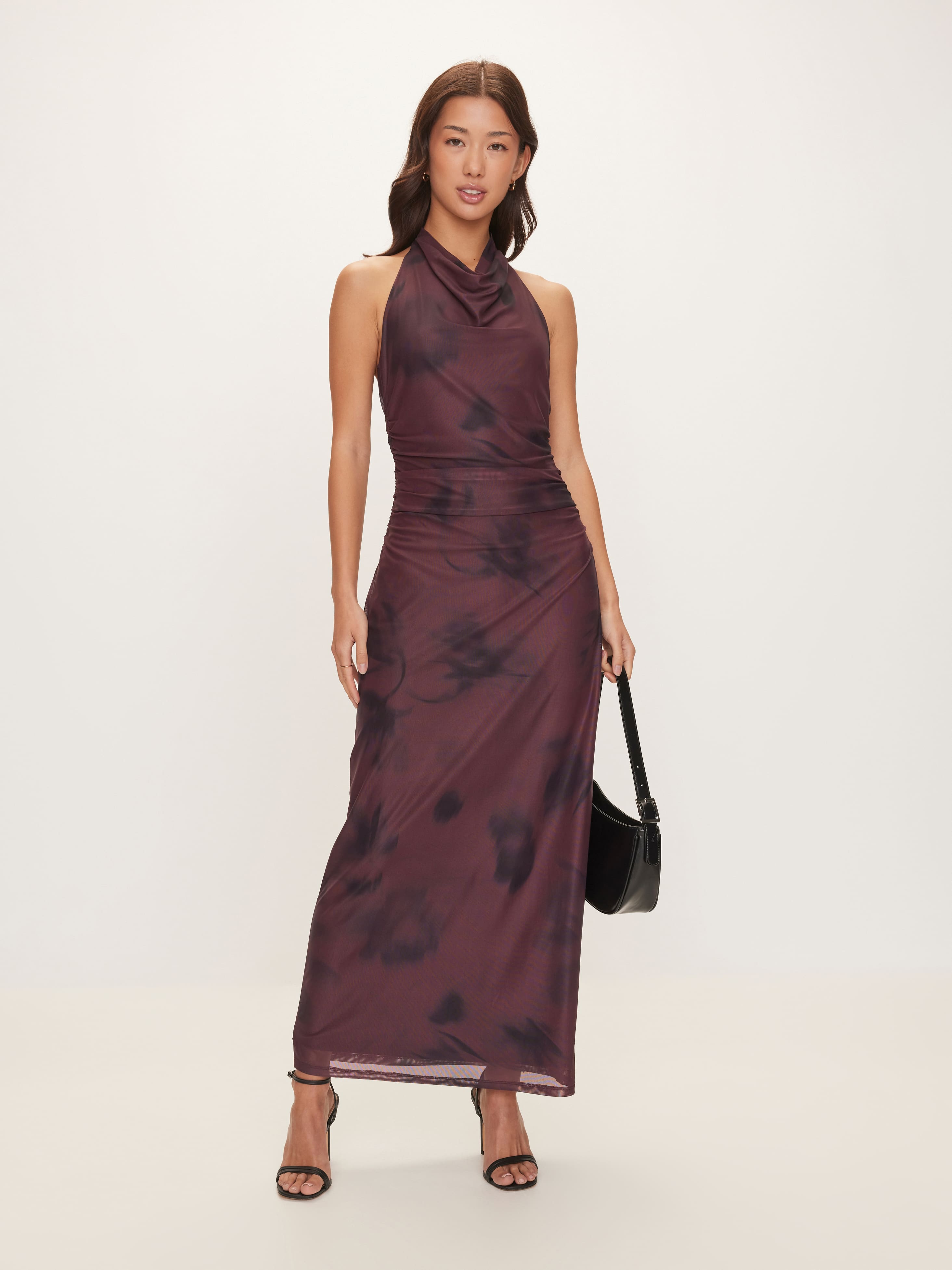 knit evening dresses Nightway Long Glitter Knit Dress Formal 21555 main image 1