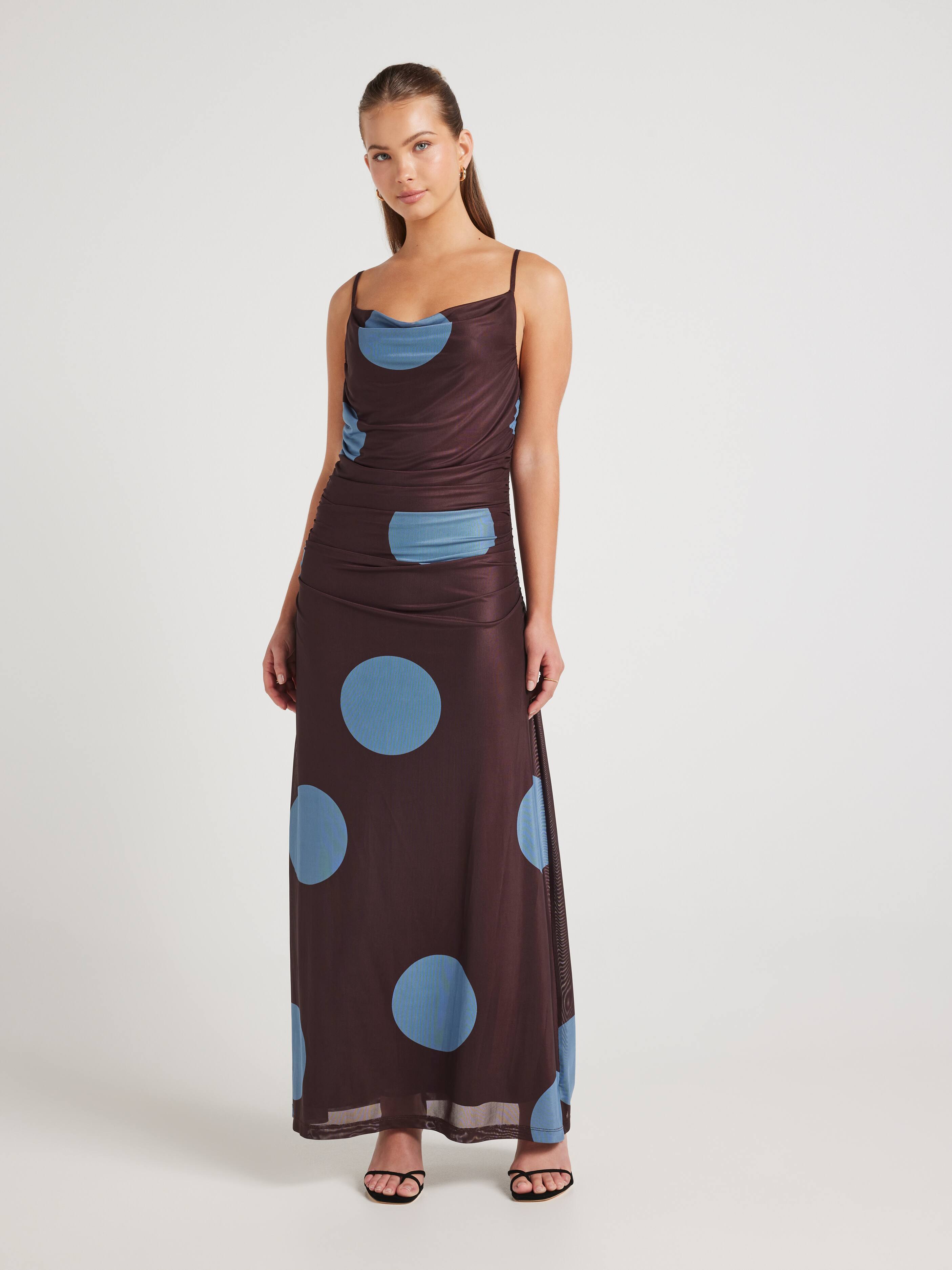 Heather Mesh Maxi Dress