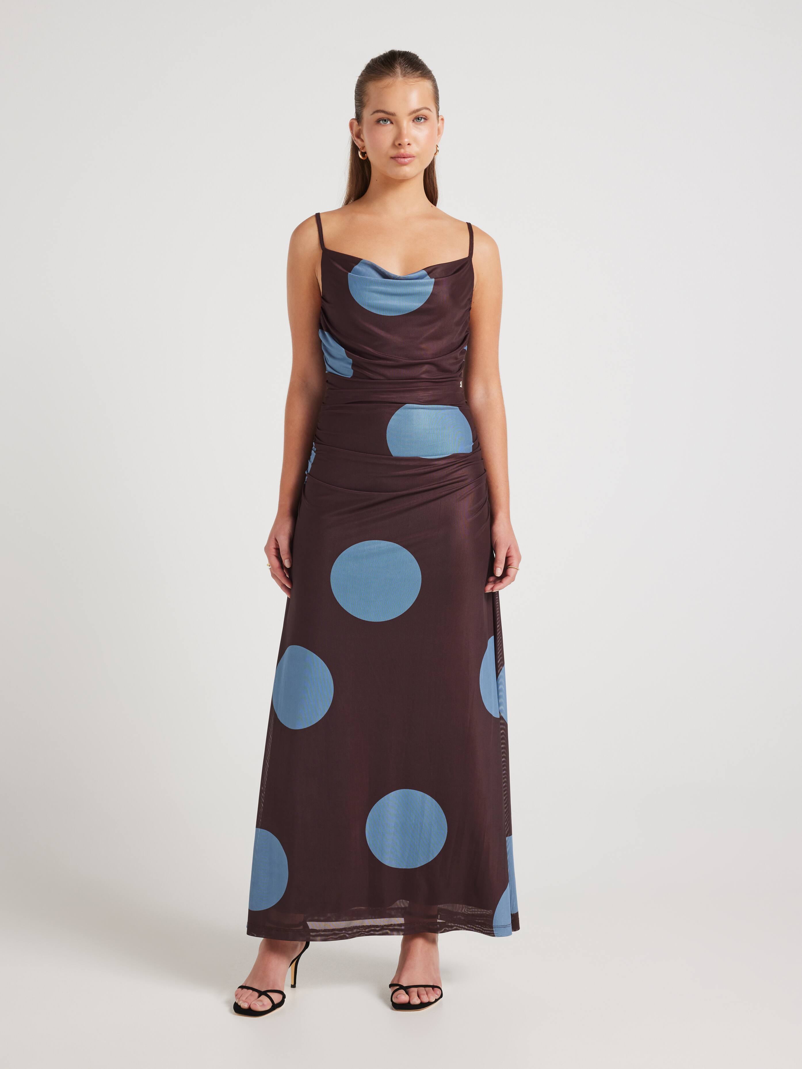 Heather Mesh Maxi Dress