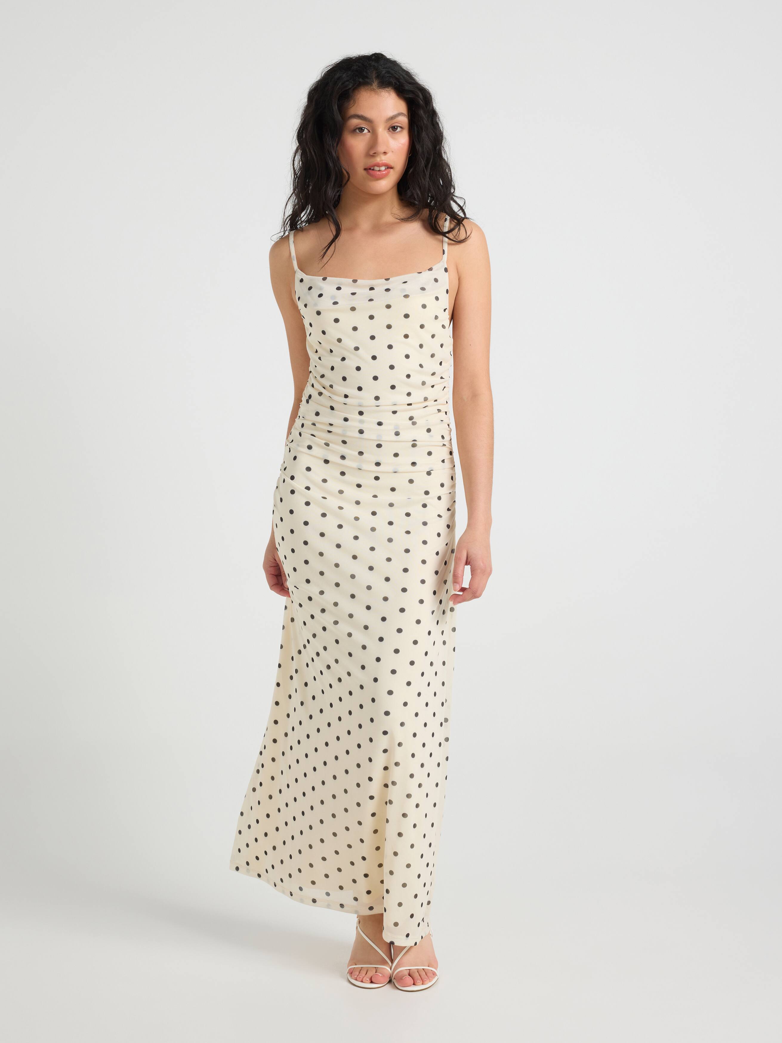 Heather Mesh Maxi Dress