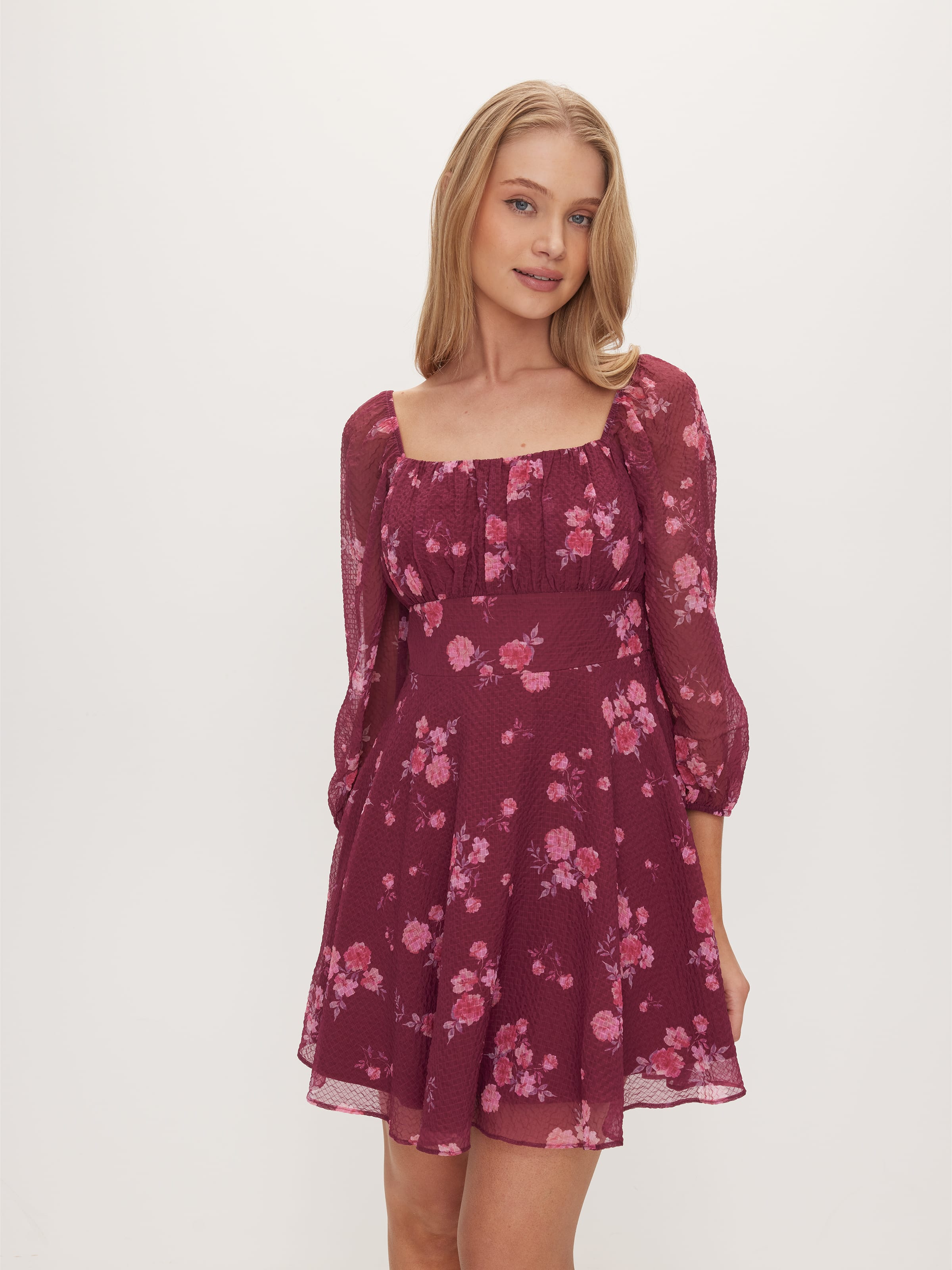 Josey Long Sleeve Gathered Dress