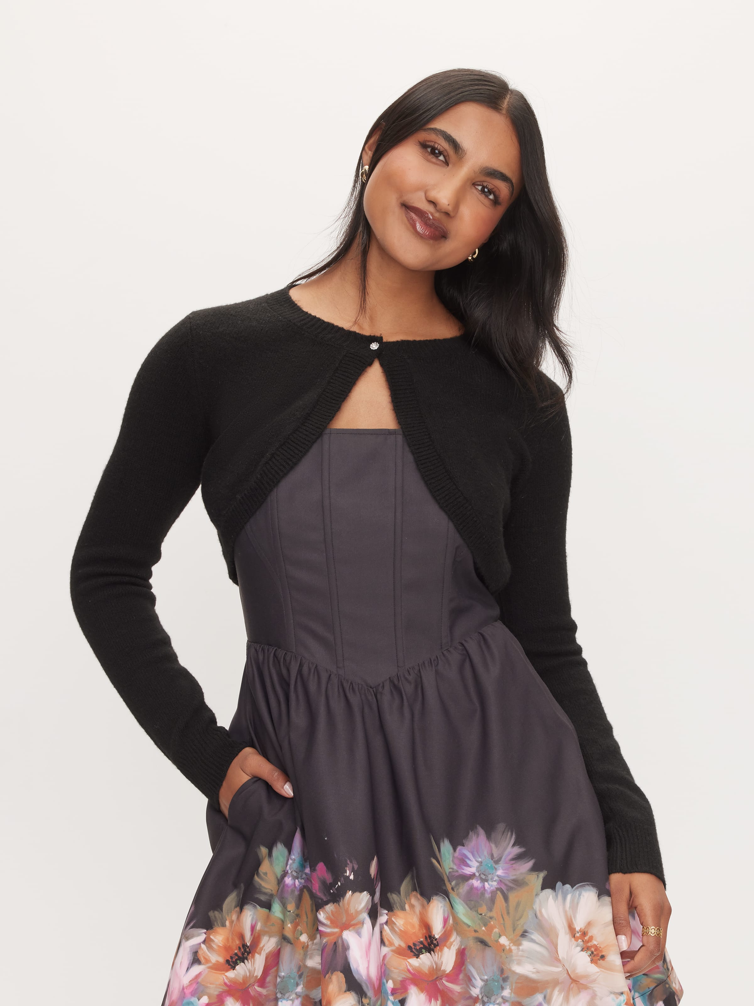 Reign Knit Long Sleeve Shrug