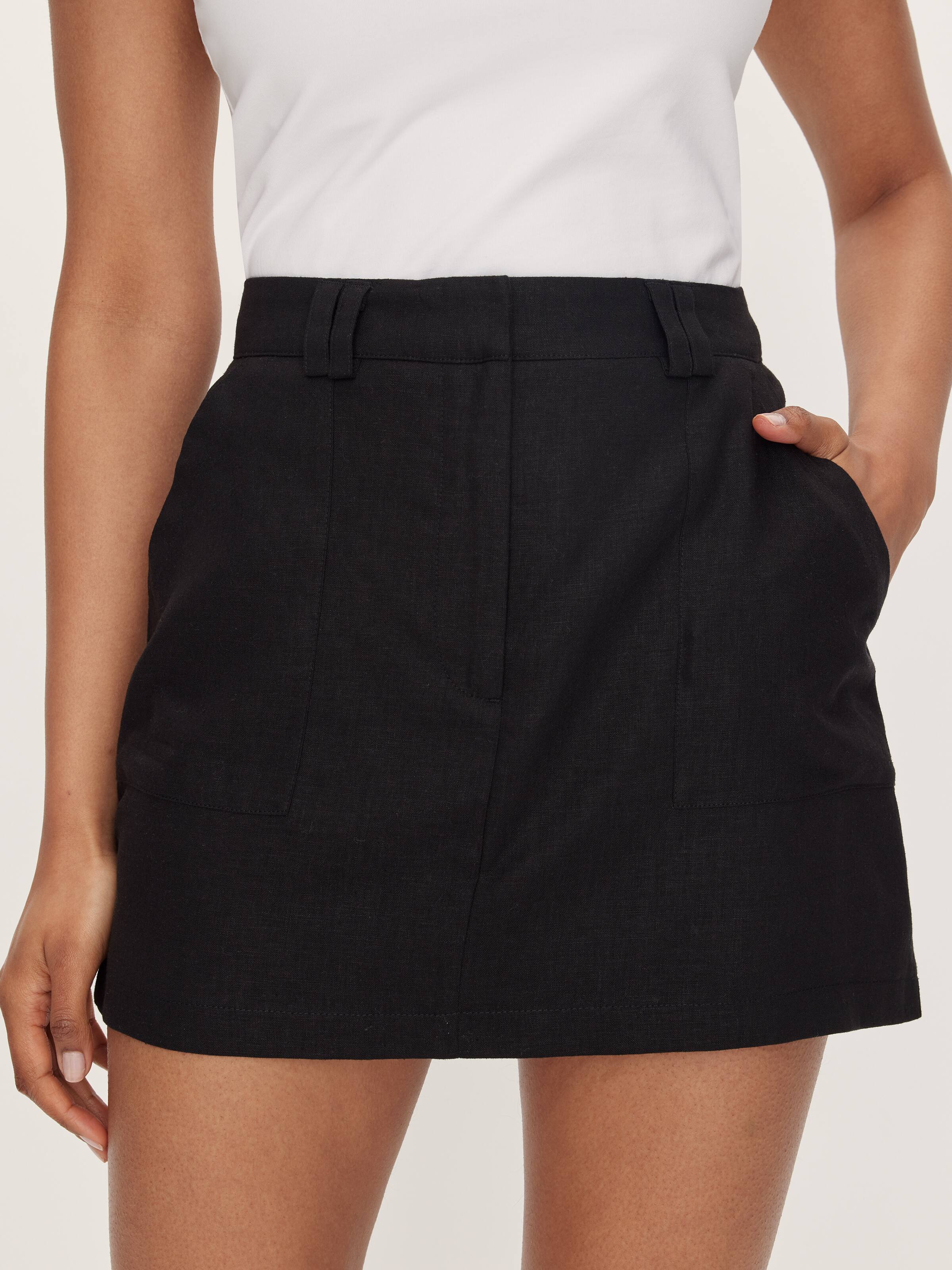 Leni Linen Blend Skort