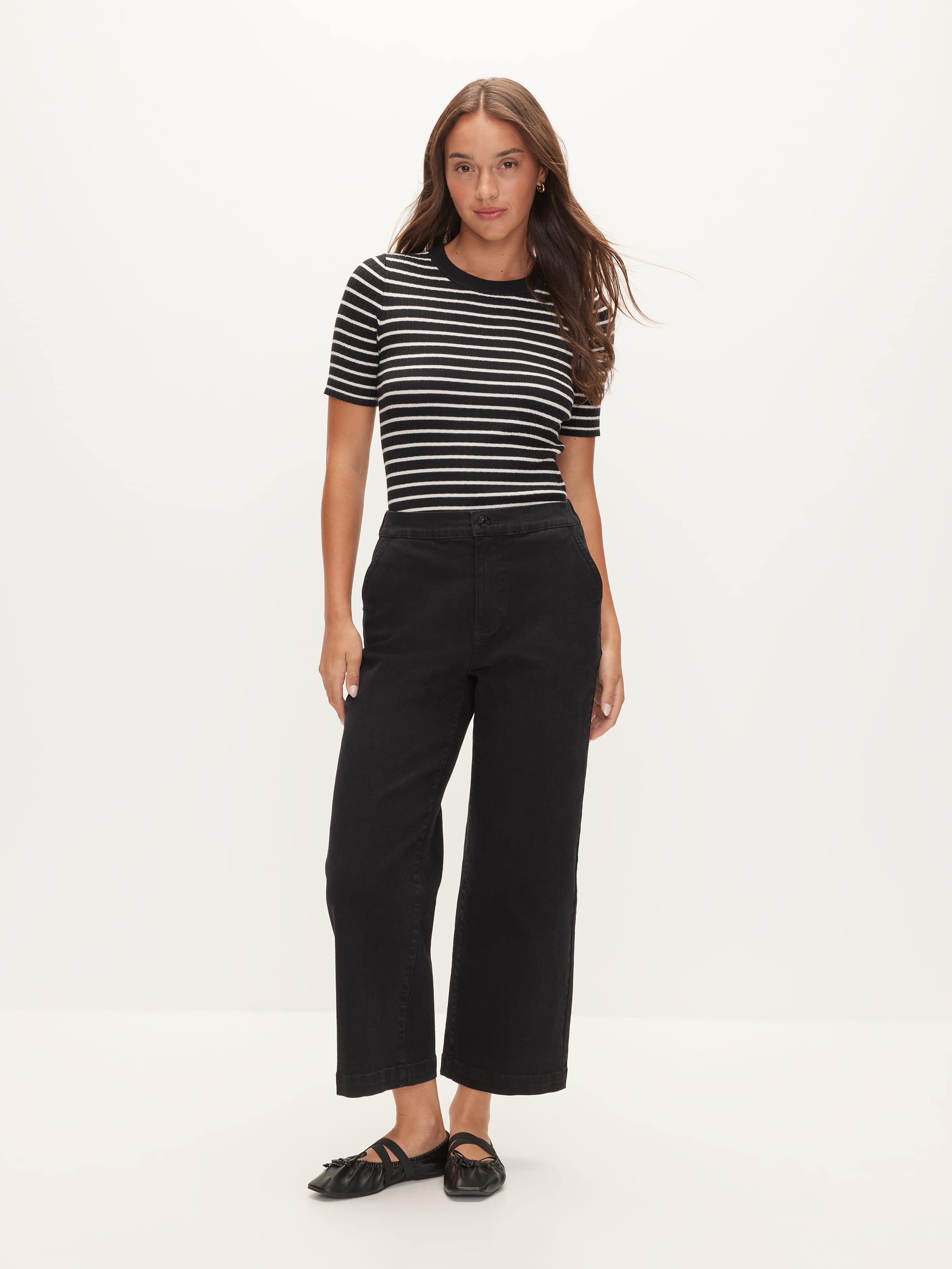 Whitney Wide Leg Crop Pant