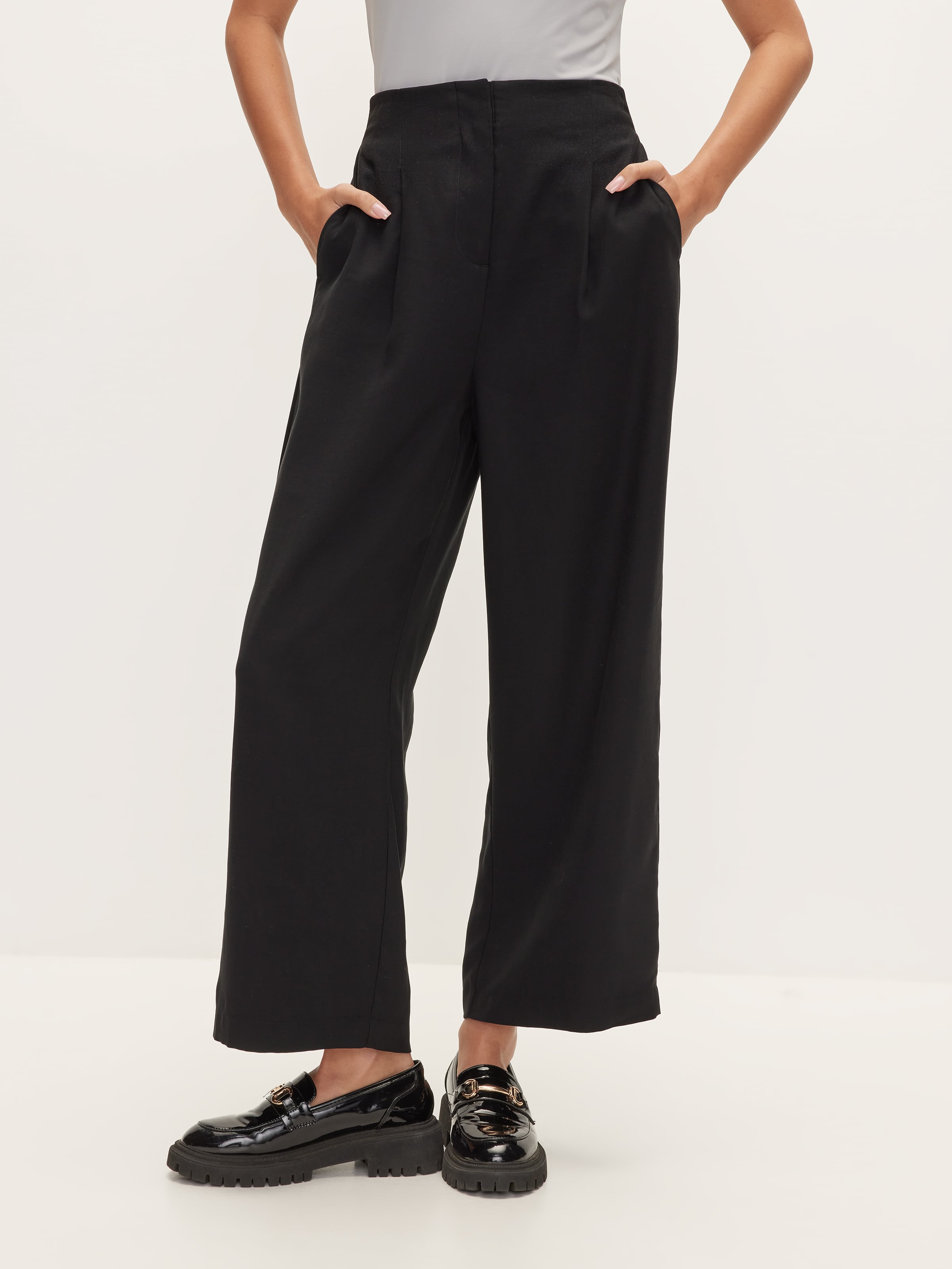 Grown On Waist Wide Leg
