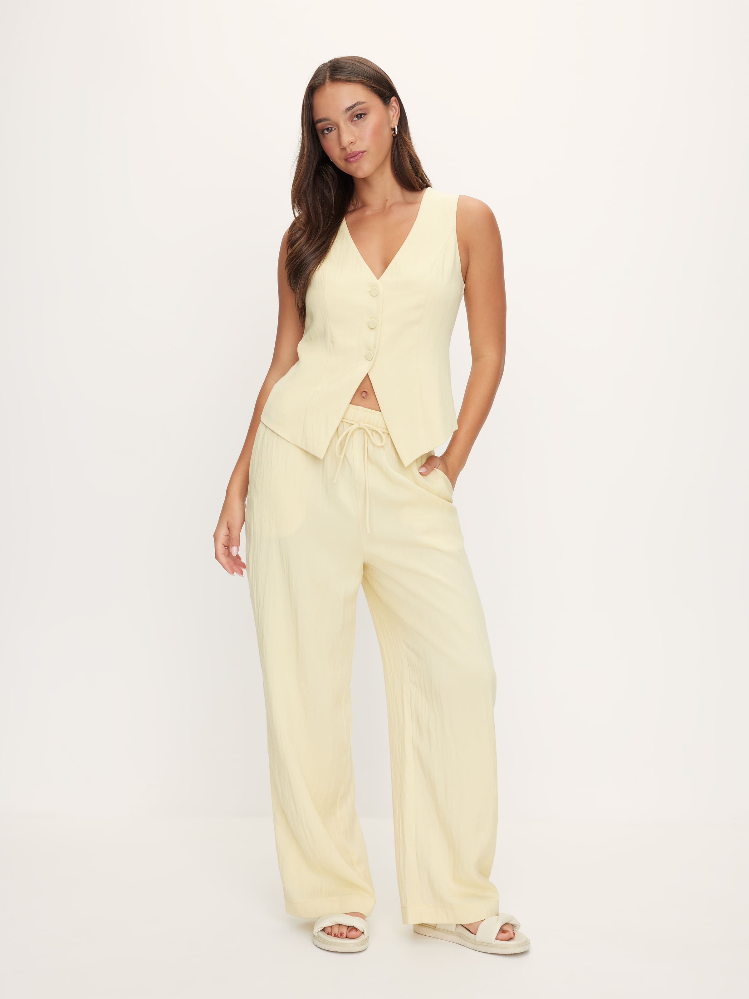 Honey Tie Front Pant