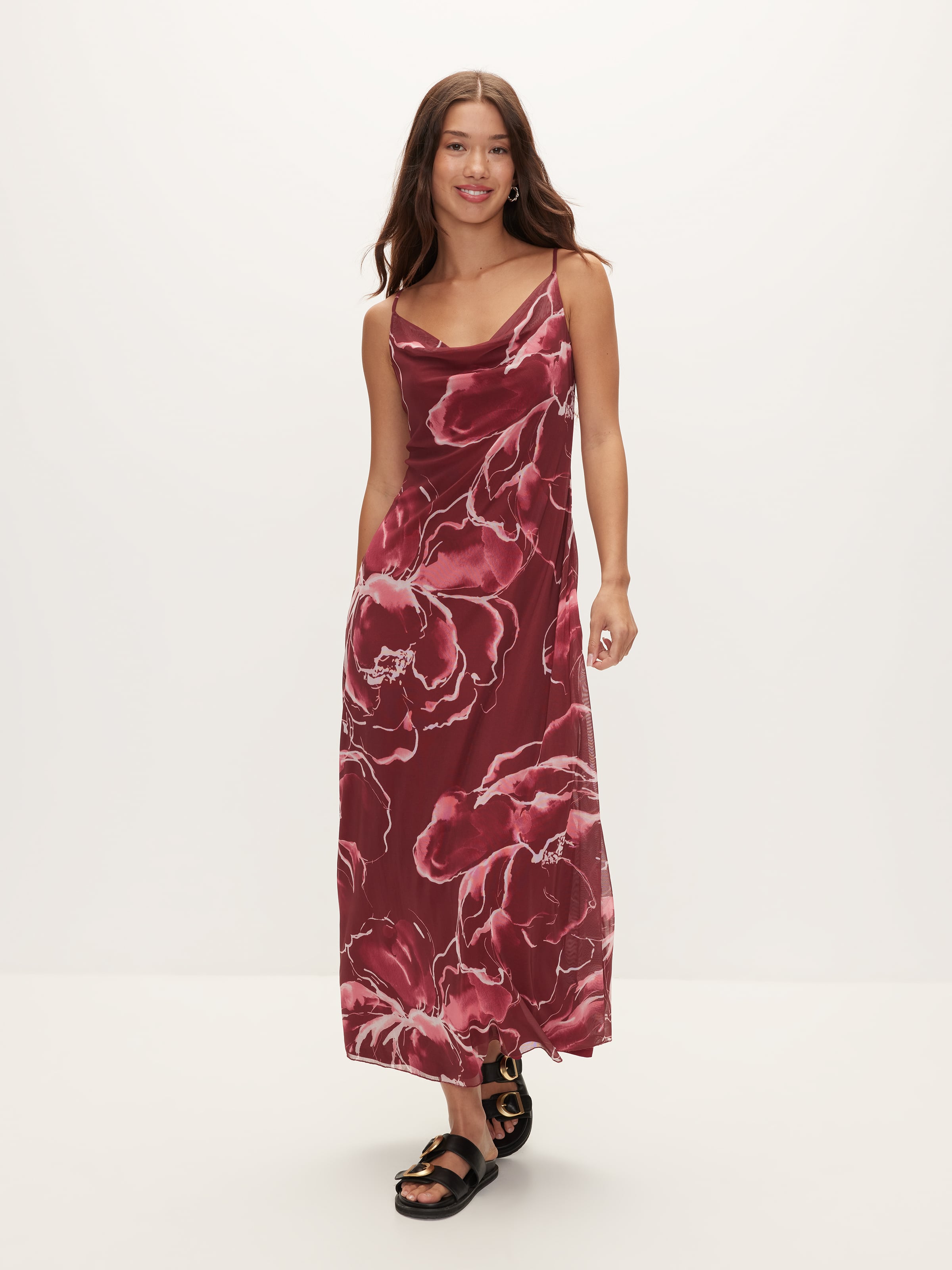 Naomi Mesh Slip Dress