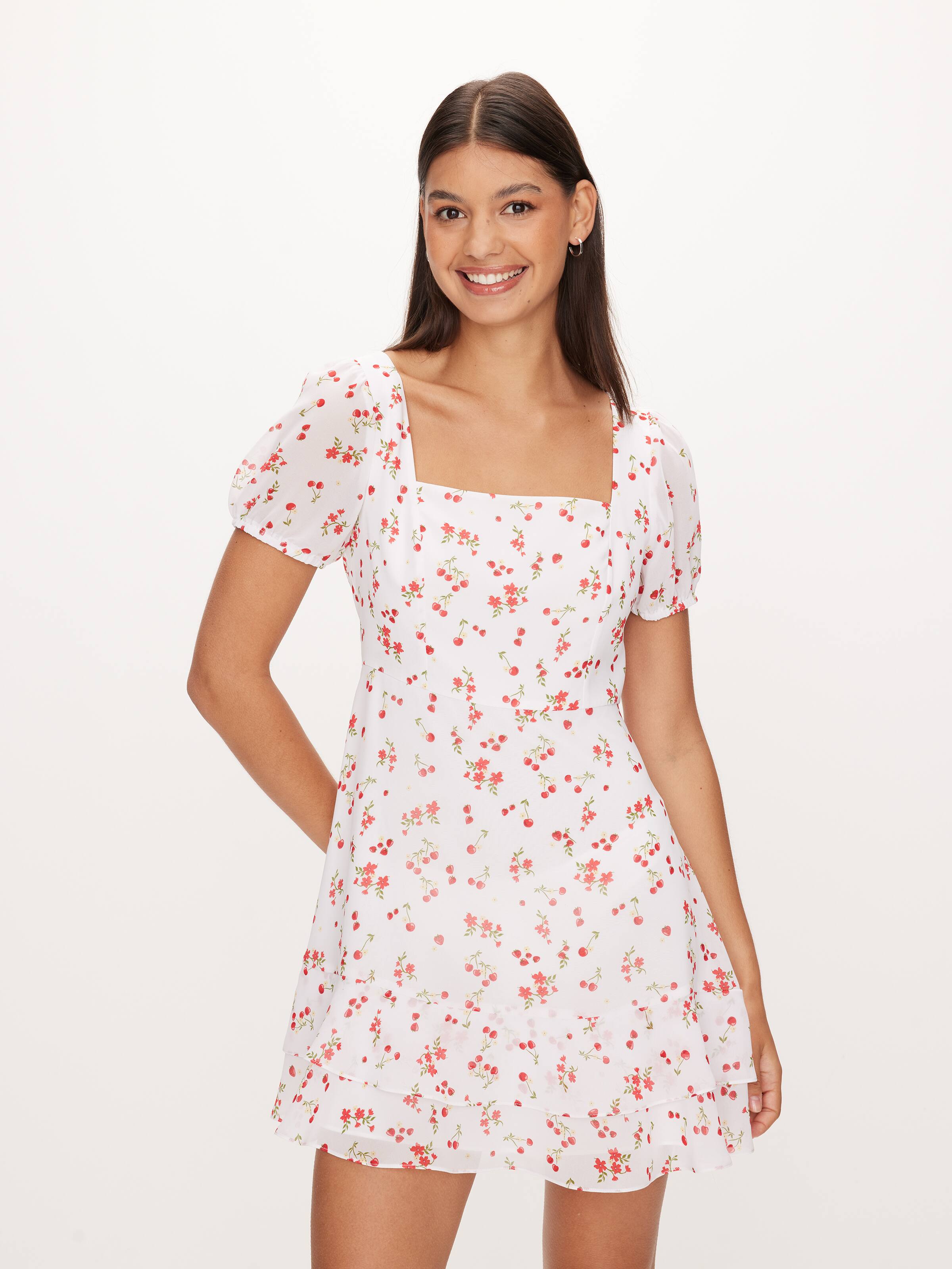 Lottie Puff Sleeve Dress