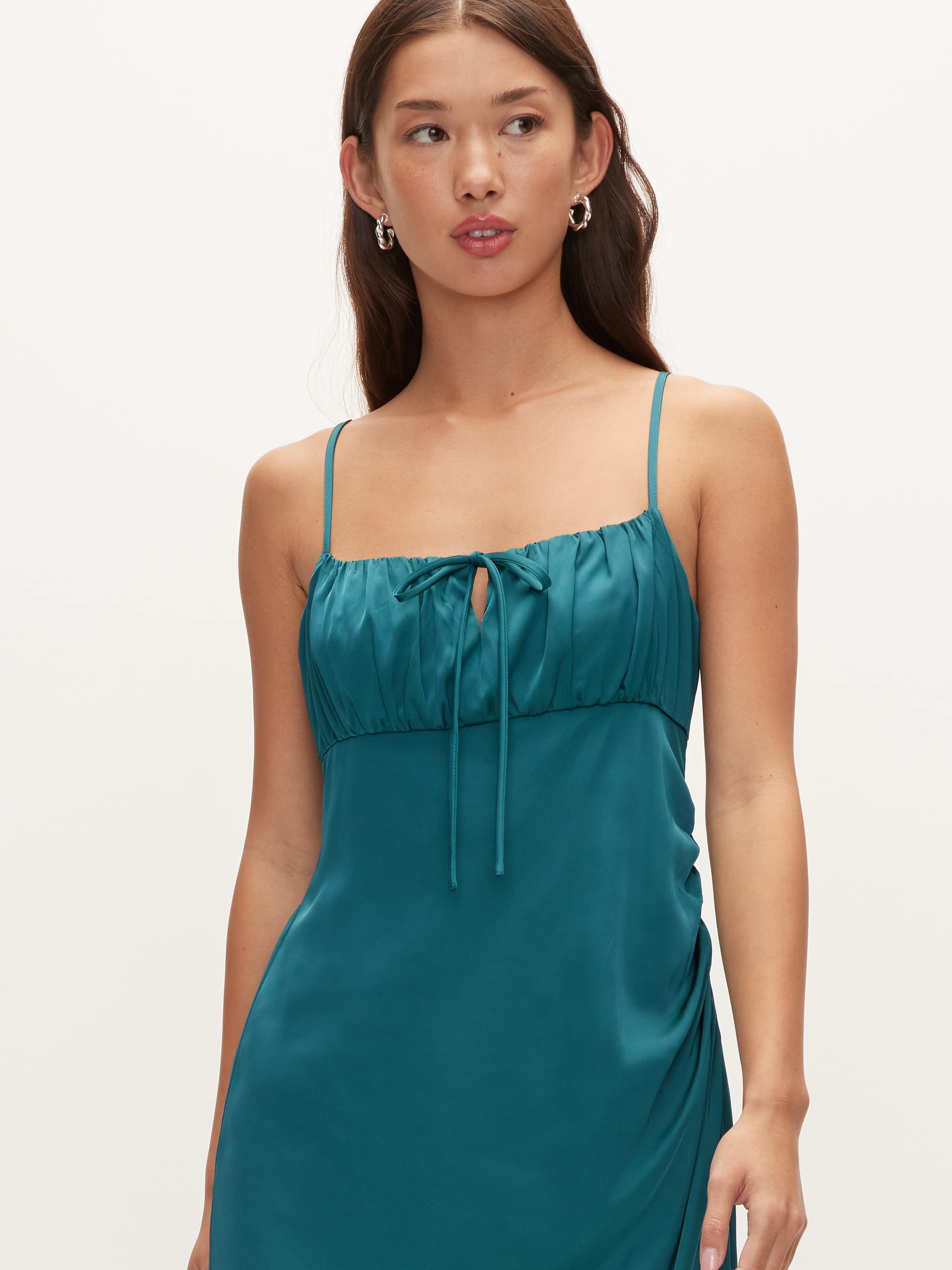 Miranda Satin Midi Dress