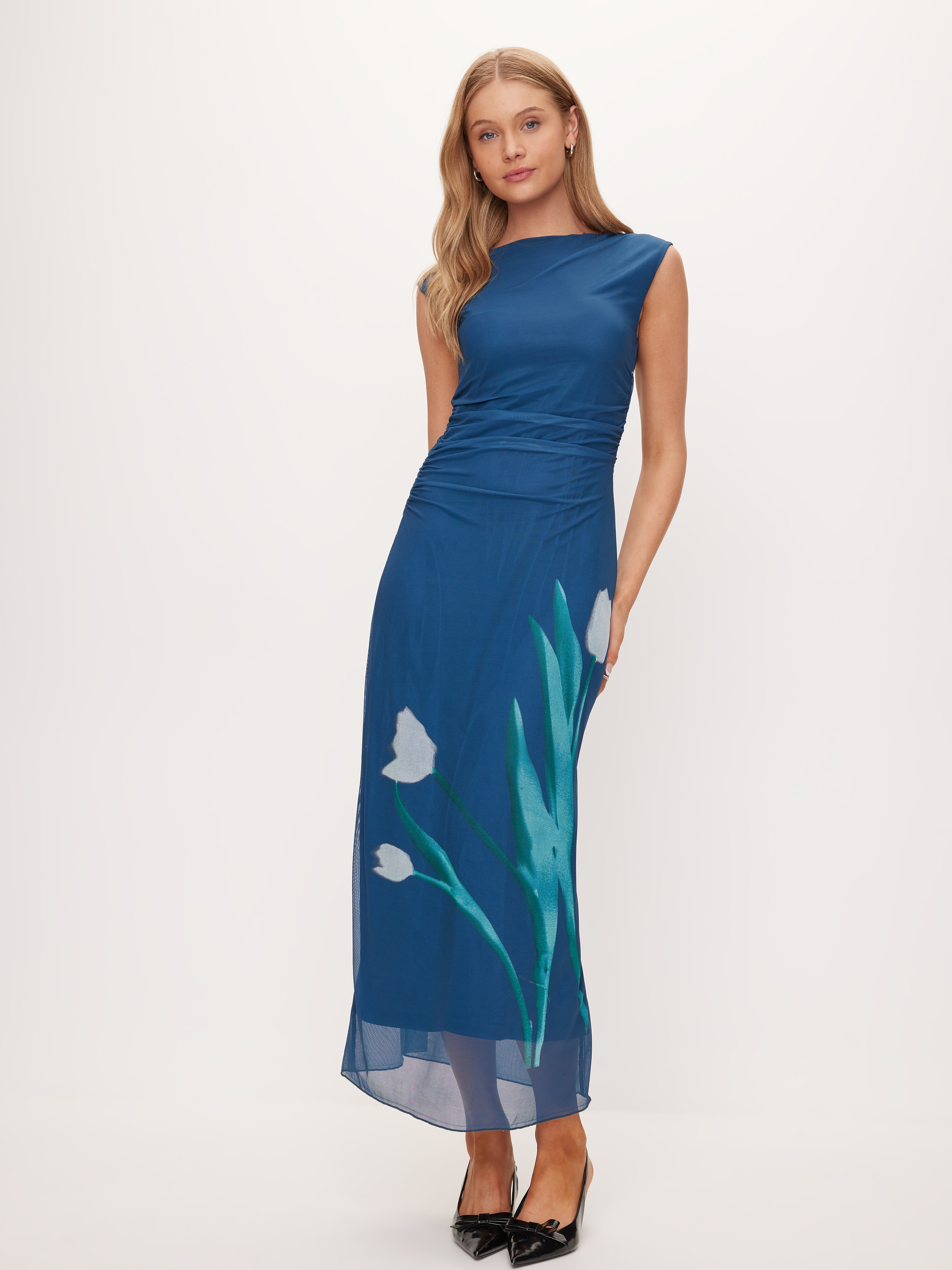 Mesh Maxi Dress