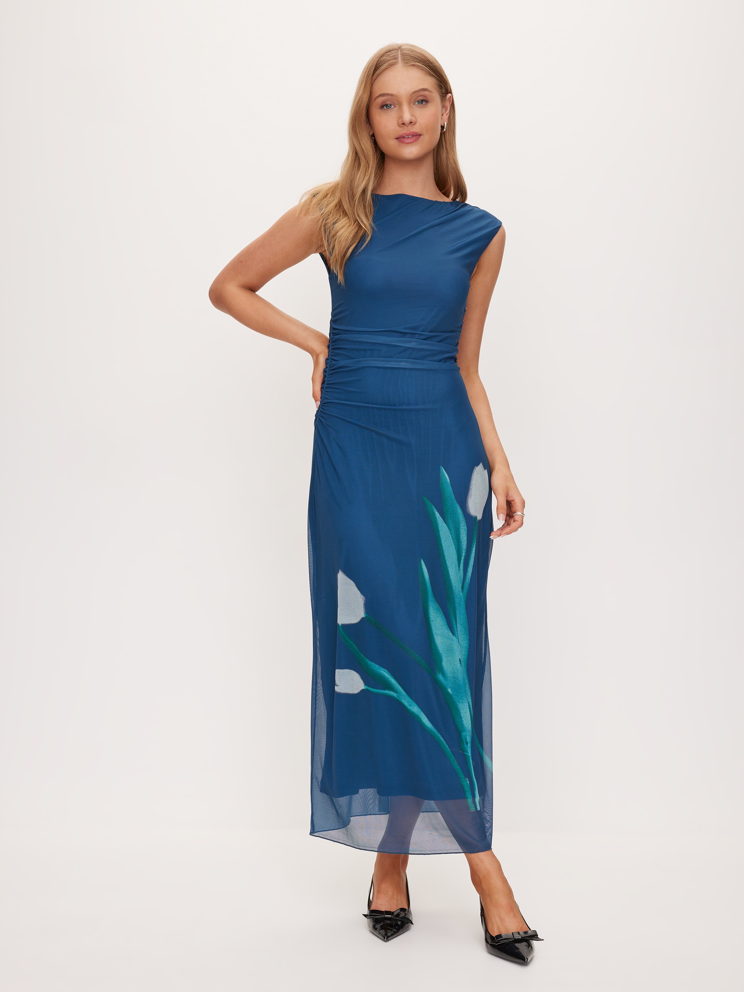 Mesh Maxi Dress