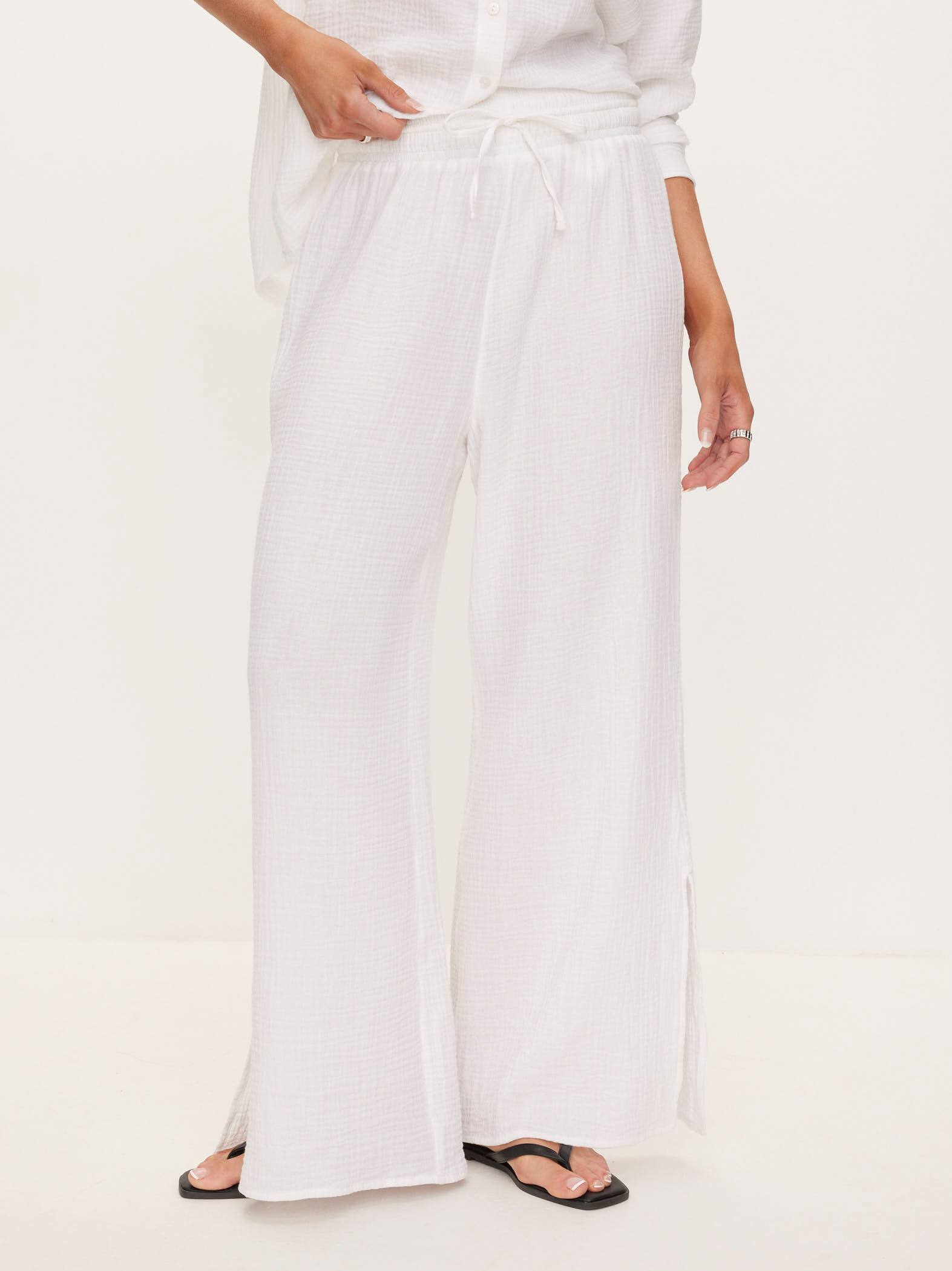 Mina Cotton Waffle Pant