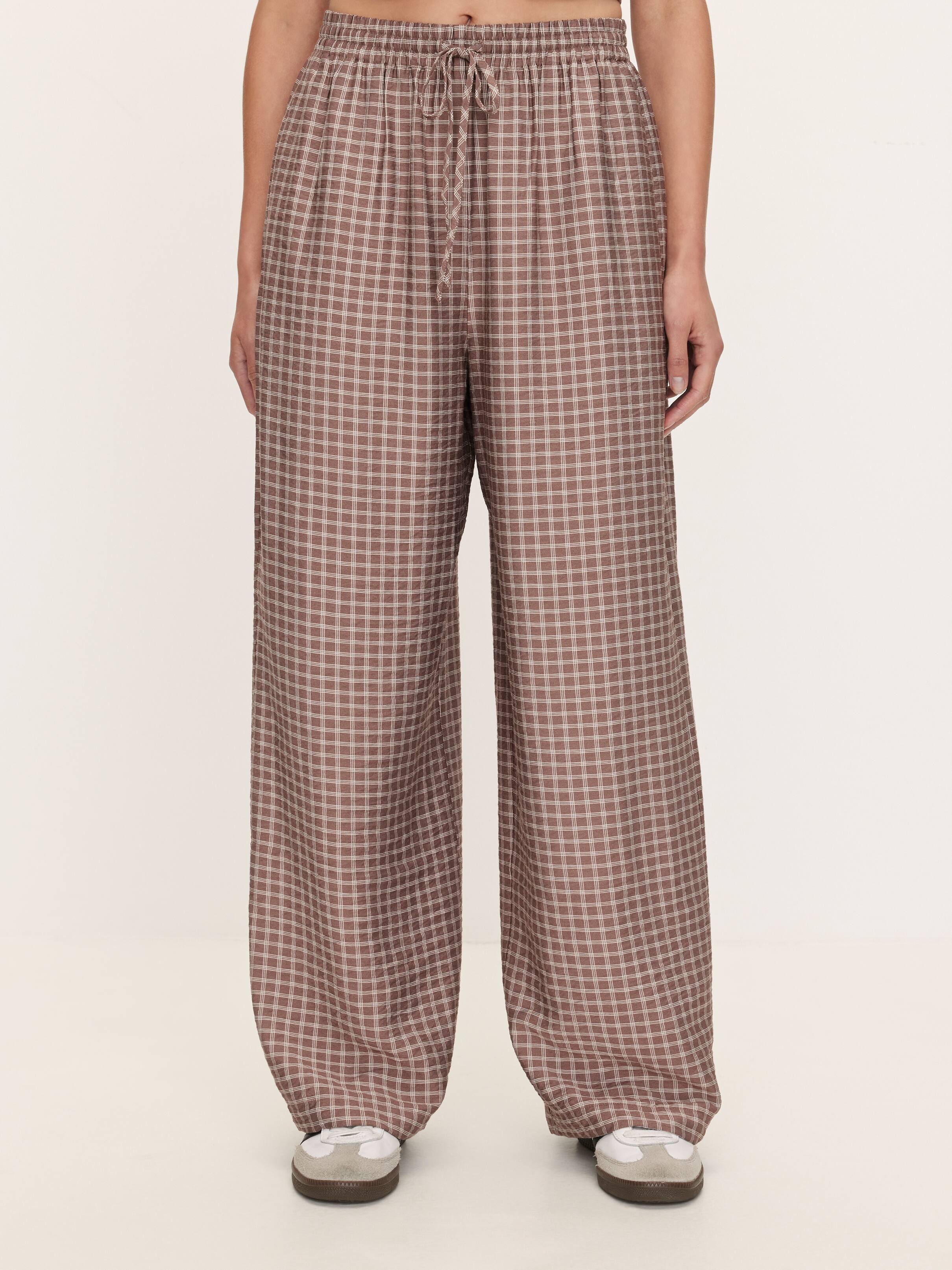 Tina Textured Straight Leg Pant