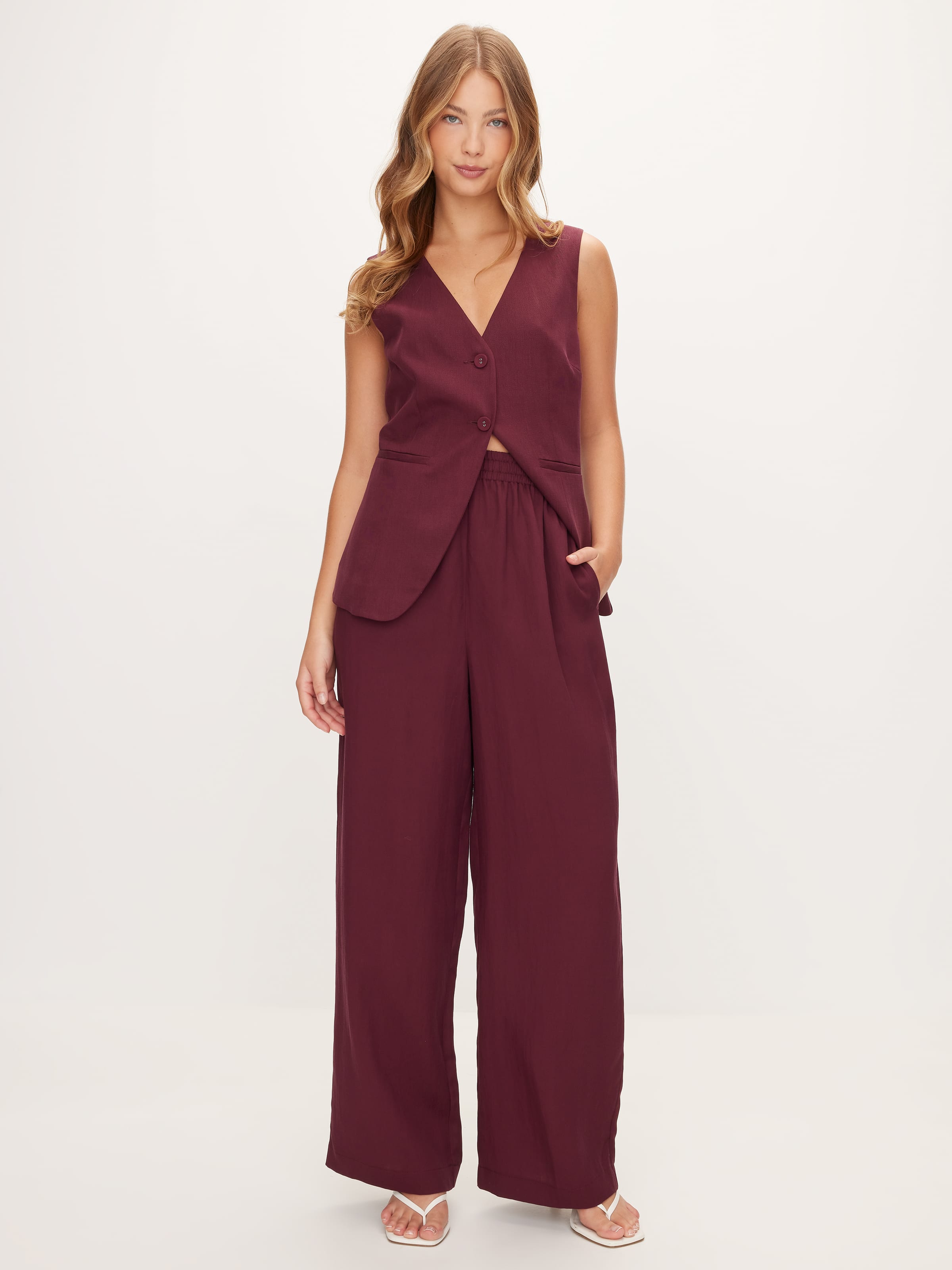 Camellia Pull On Pant