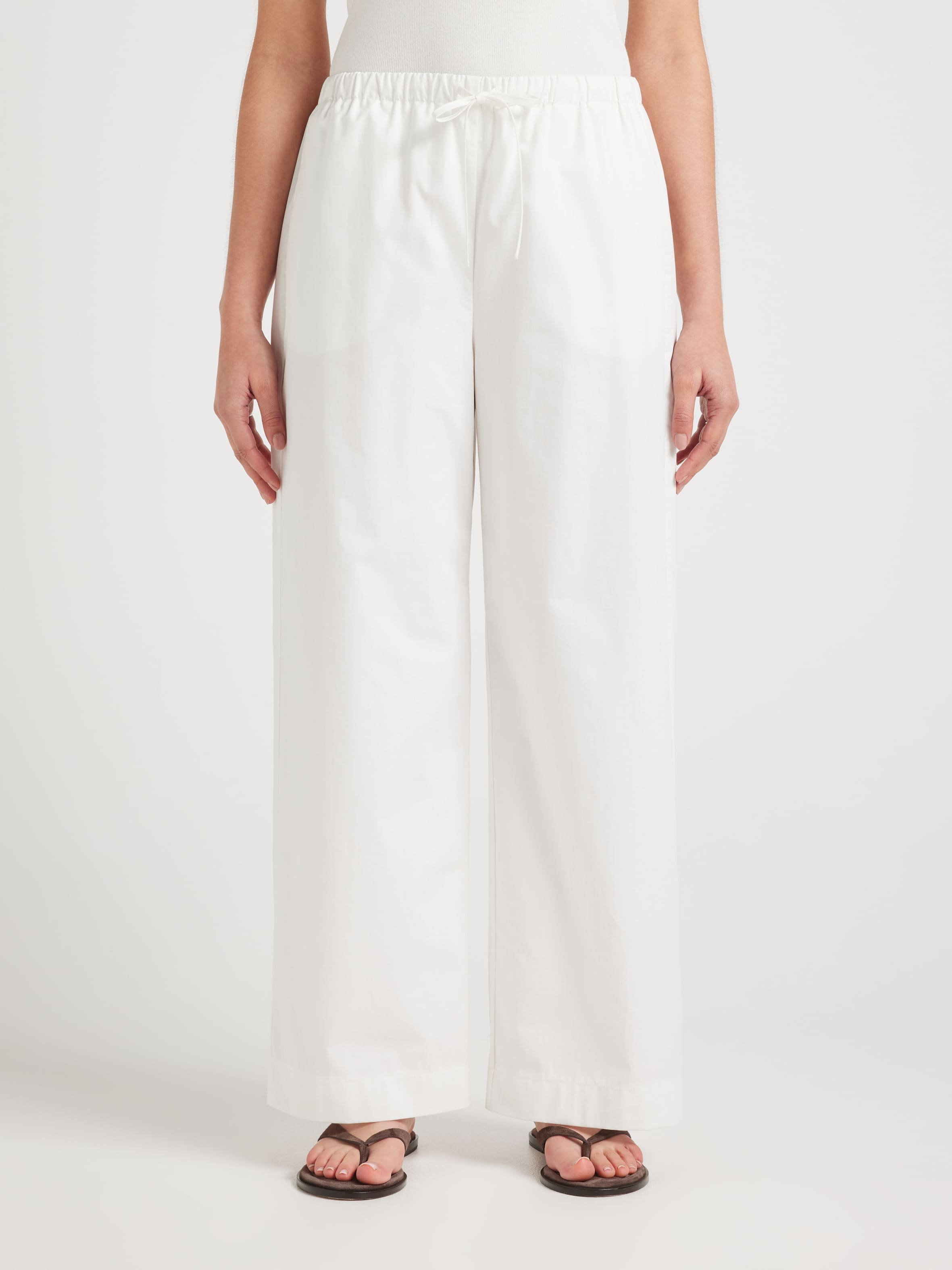 Simone Cottan Straight Leg Pant