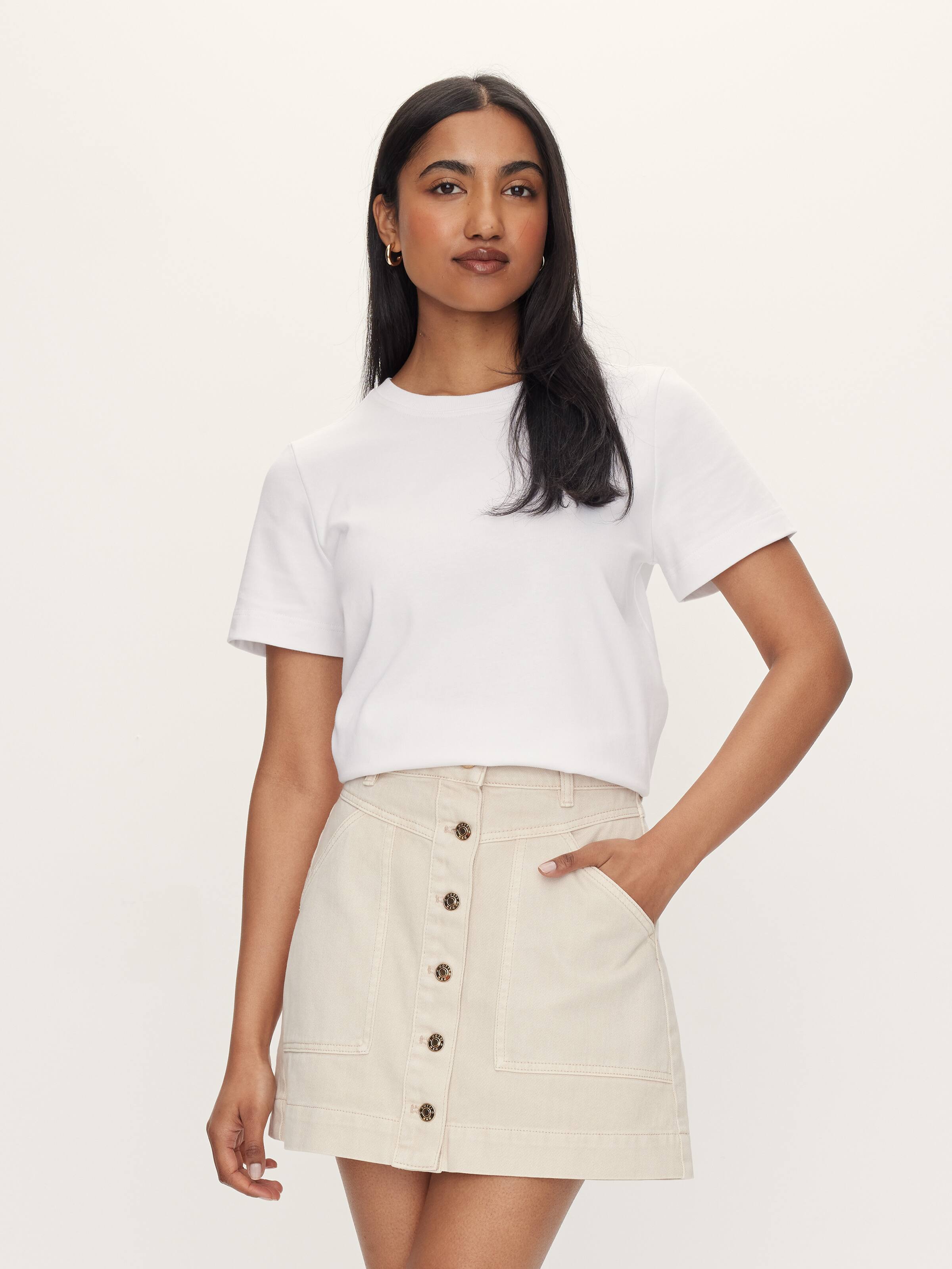 Mia Denim Mini Skirt