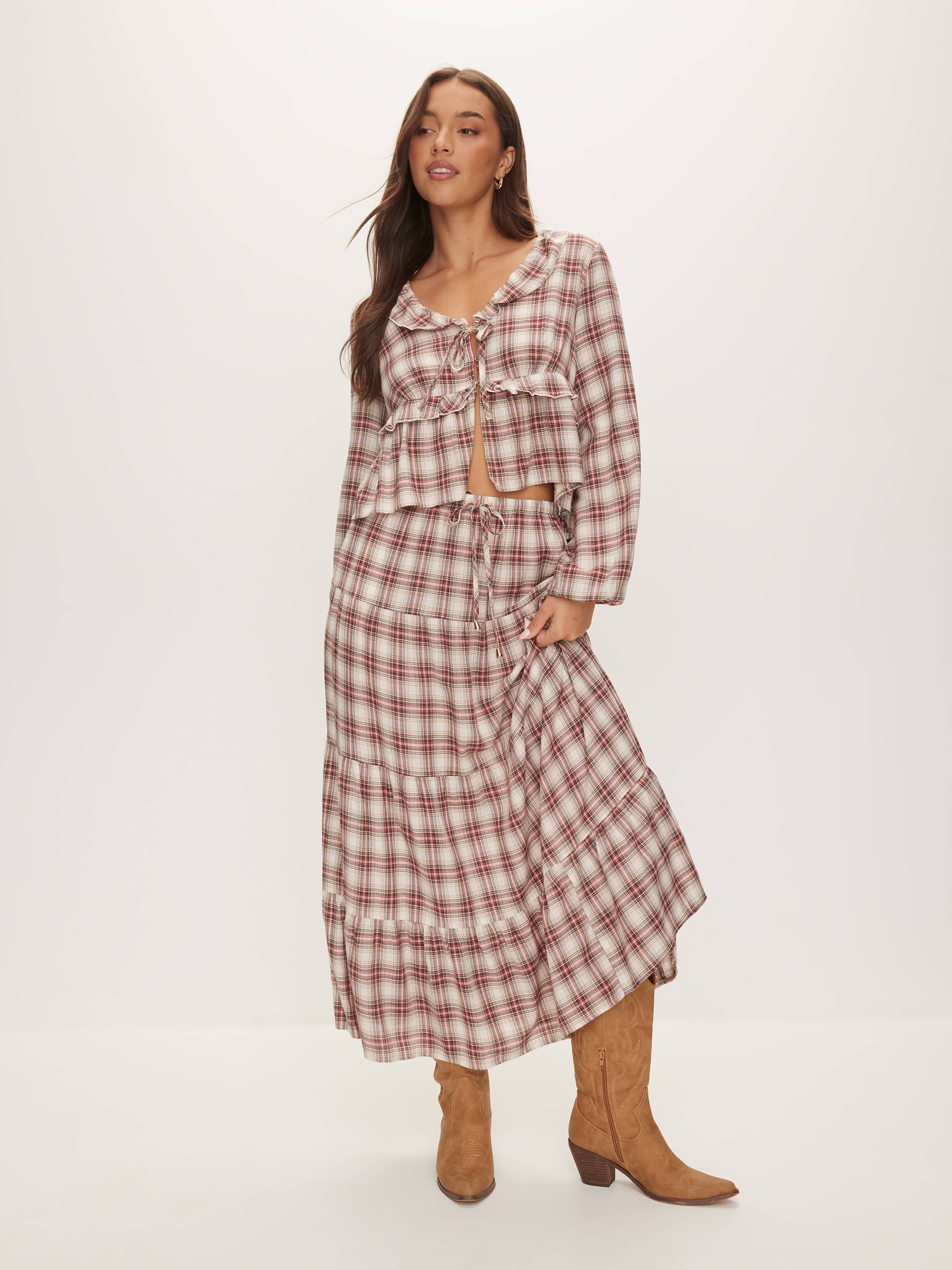 Camila Tiered Midi