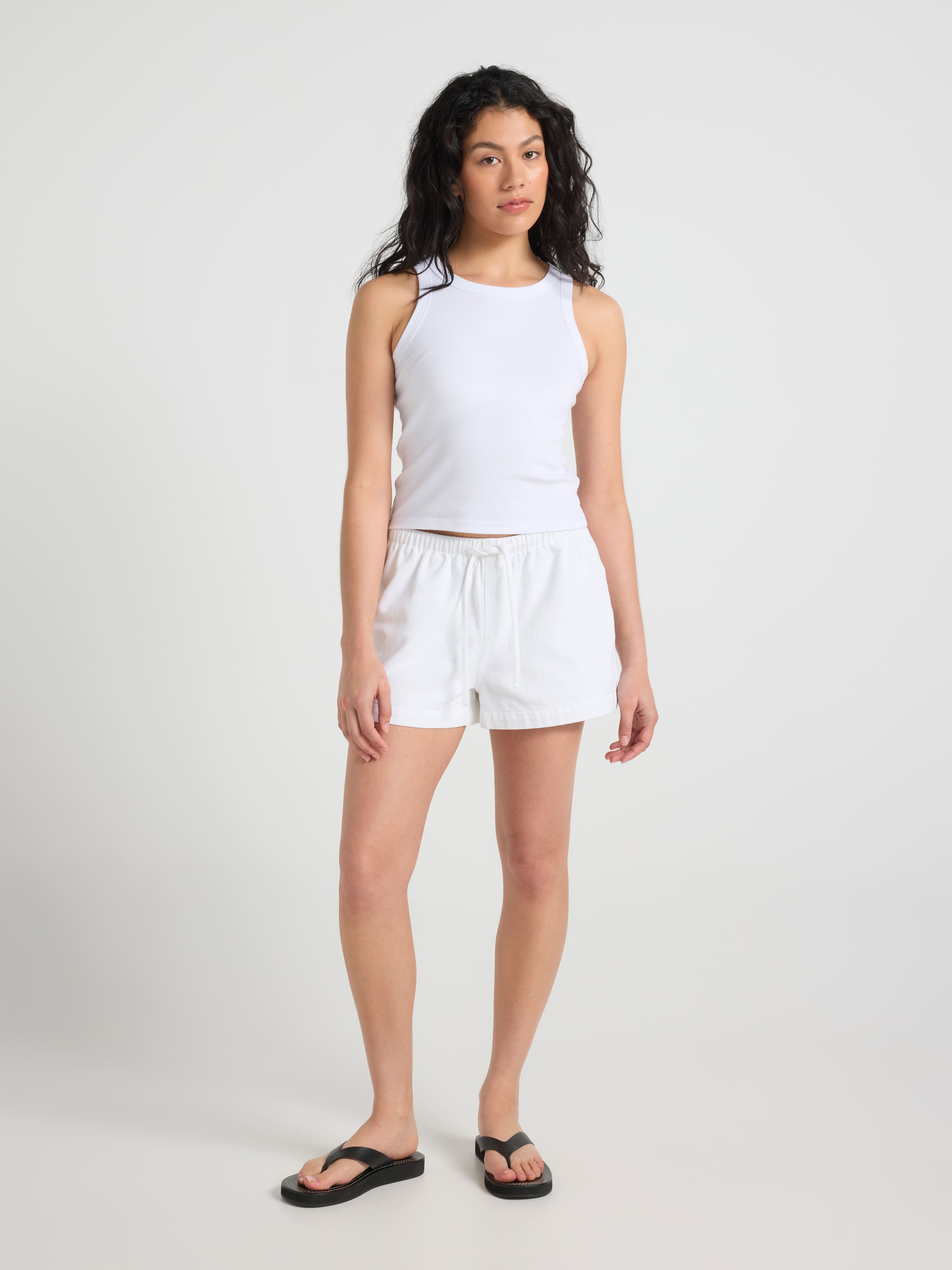 Claudia Tiefront Denim Short