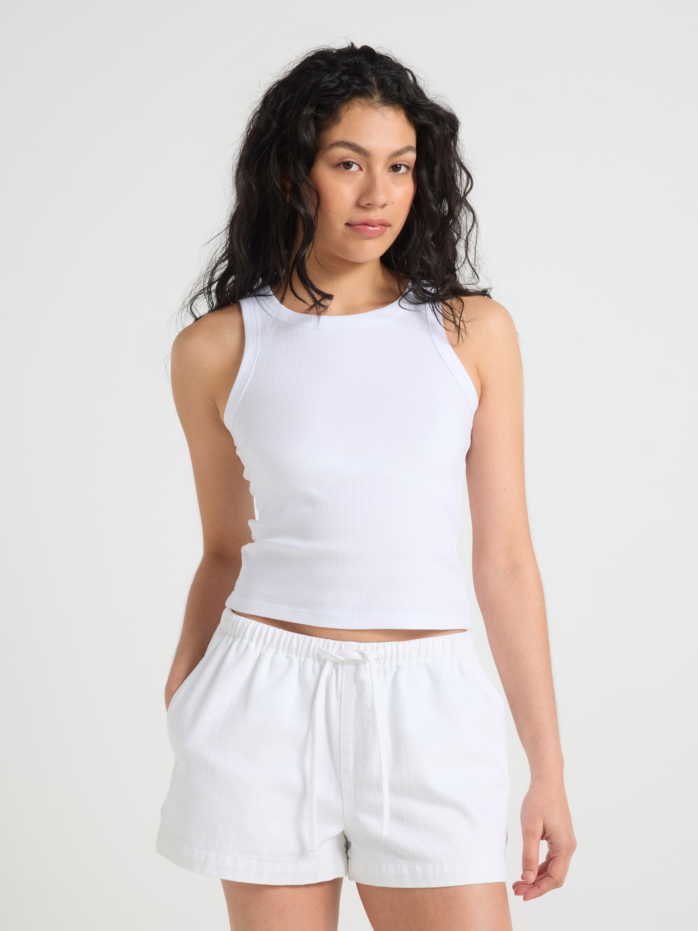 Claudia Tiefront Denim Short