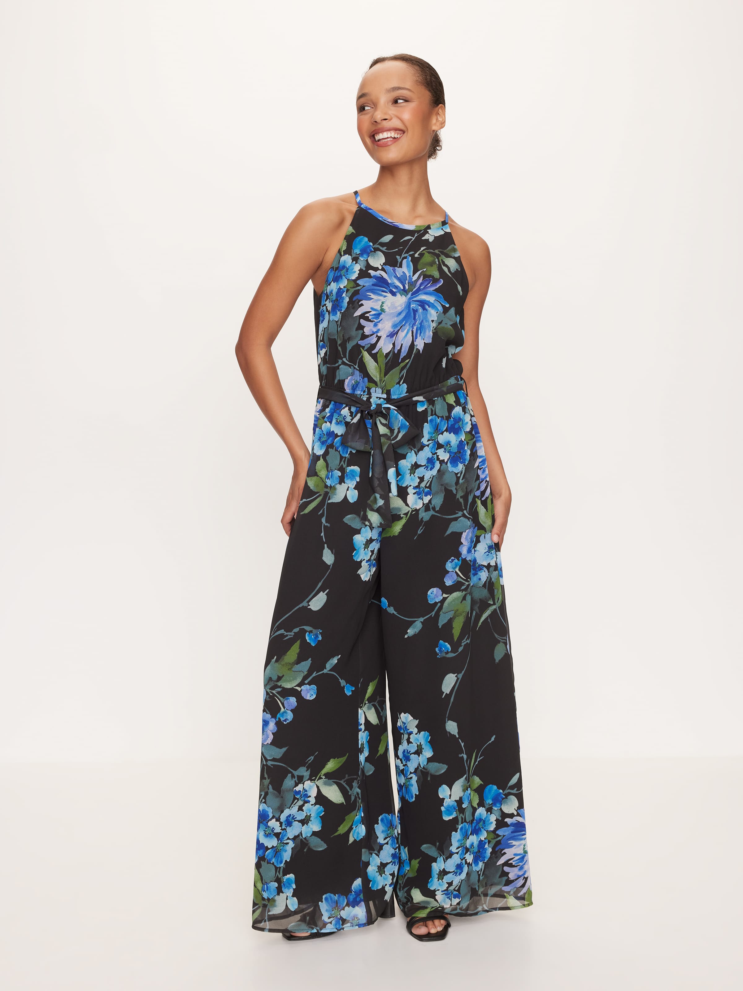 Cutaway Halter Jumpsuit