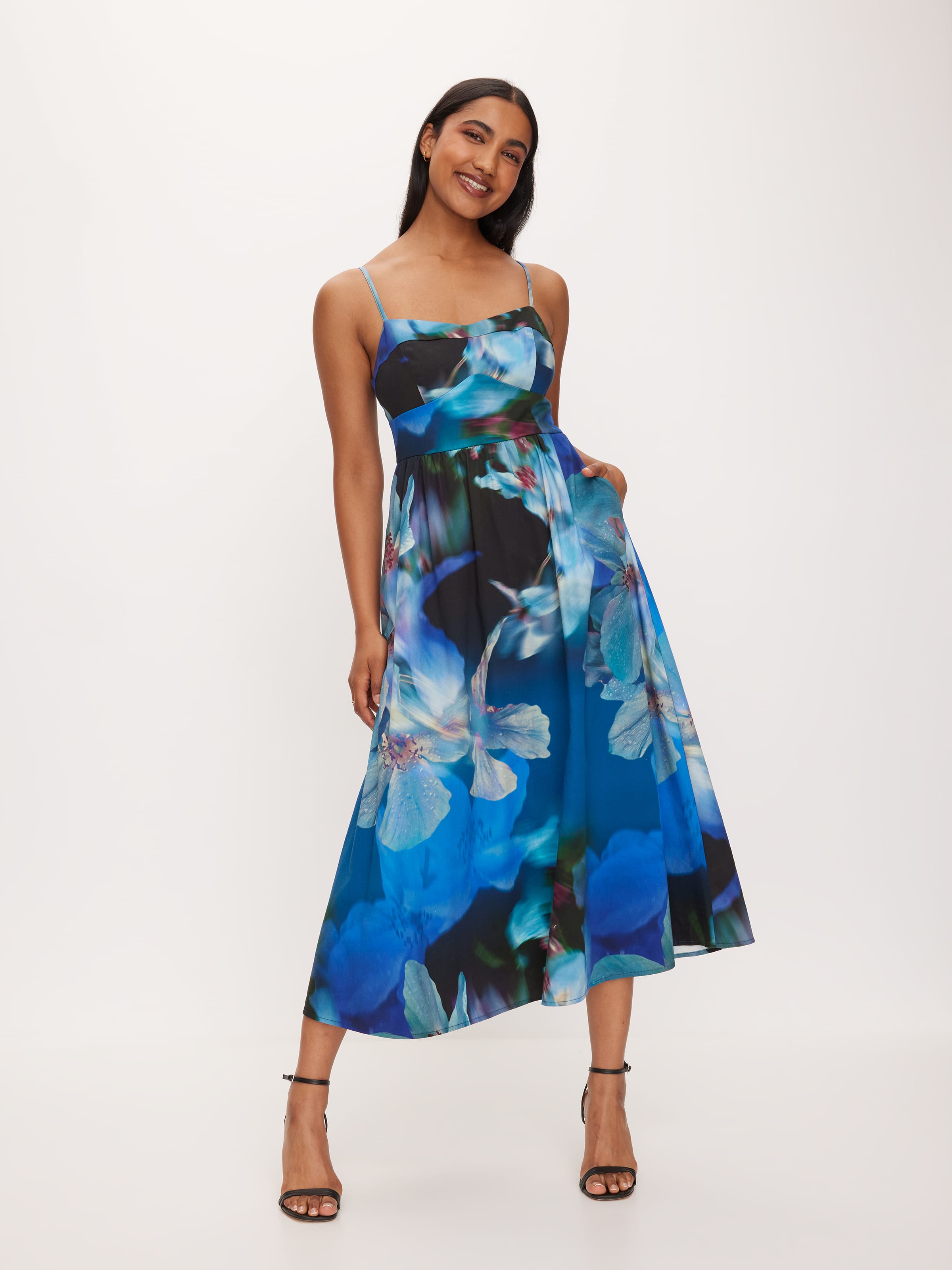 Harbor Sleeveless Midi Dress