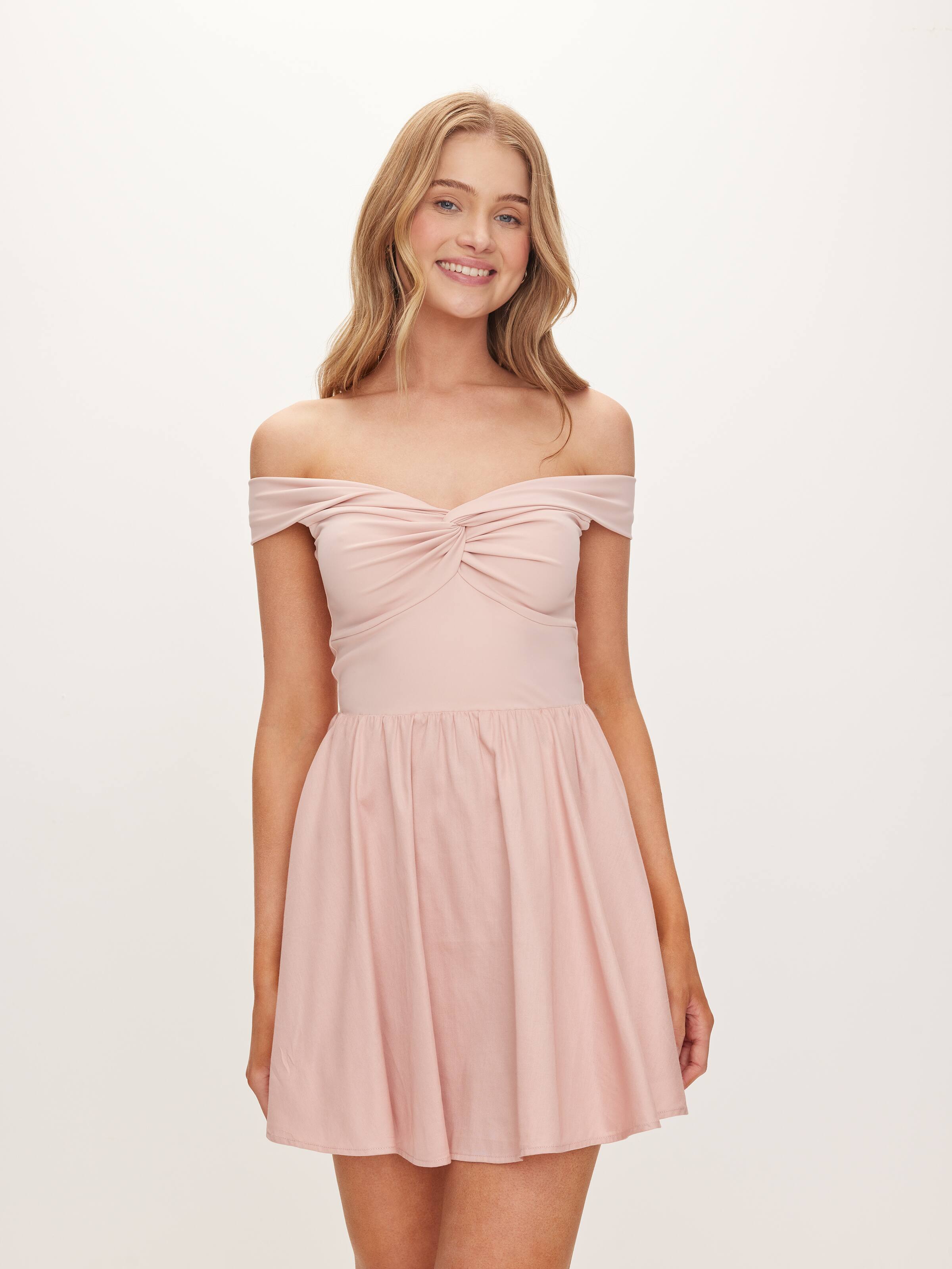 Abbey Off The Shoulder Mini Dress