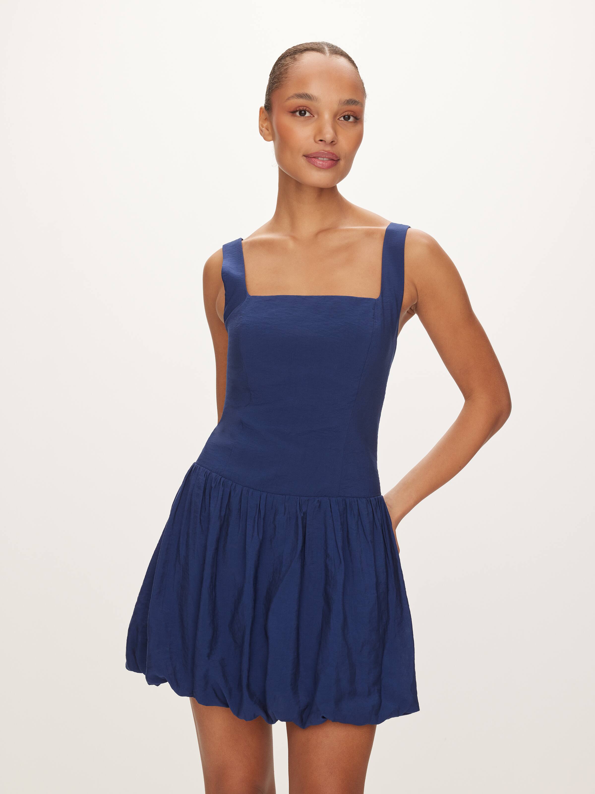 Alice Bubble Hem Mini Dress