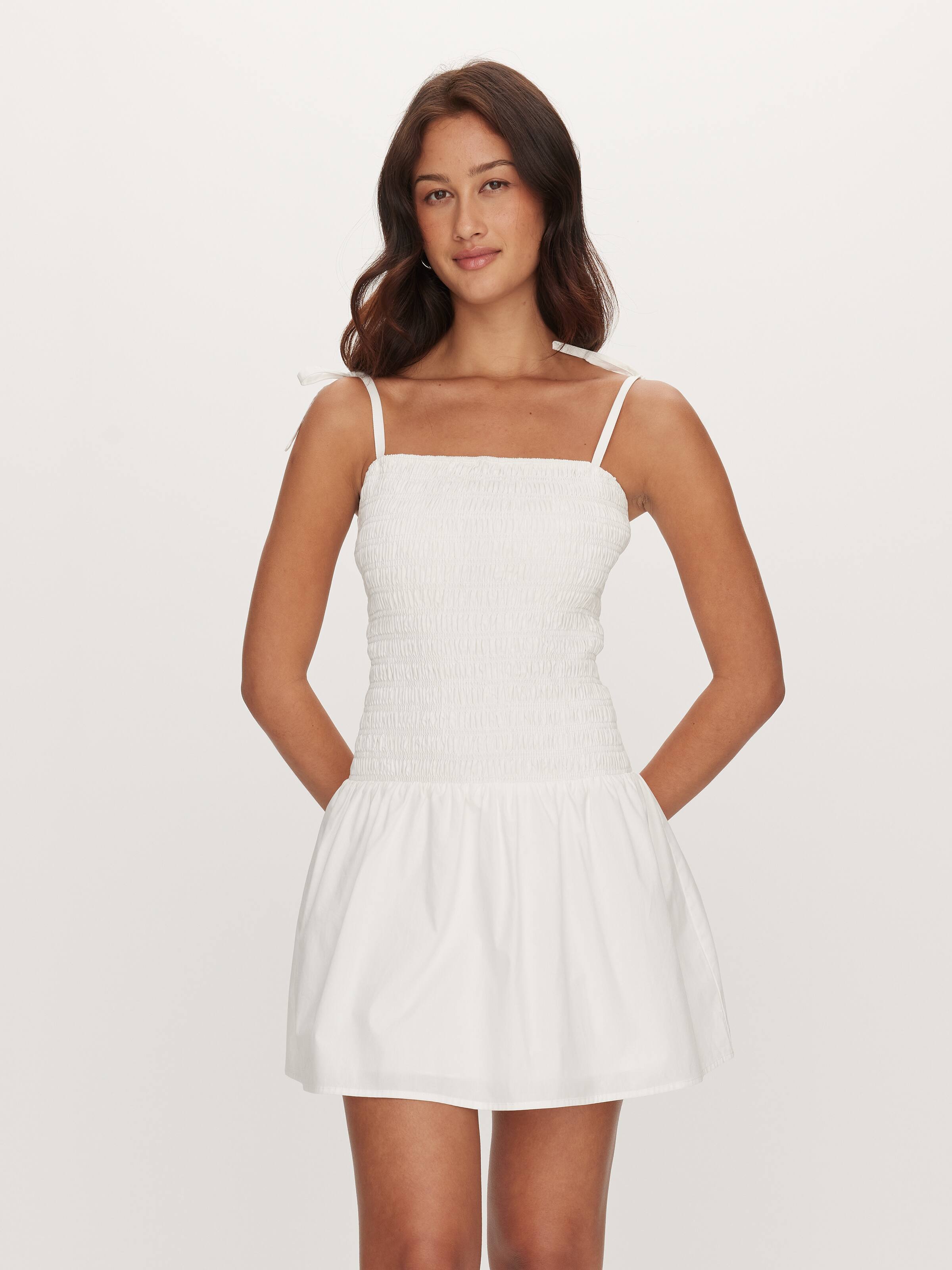 Sienna Shirred Mini Dress