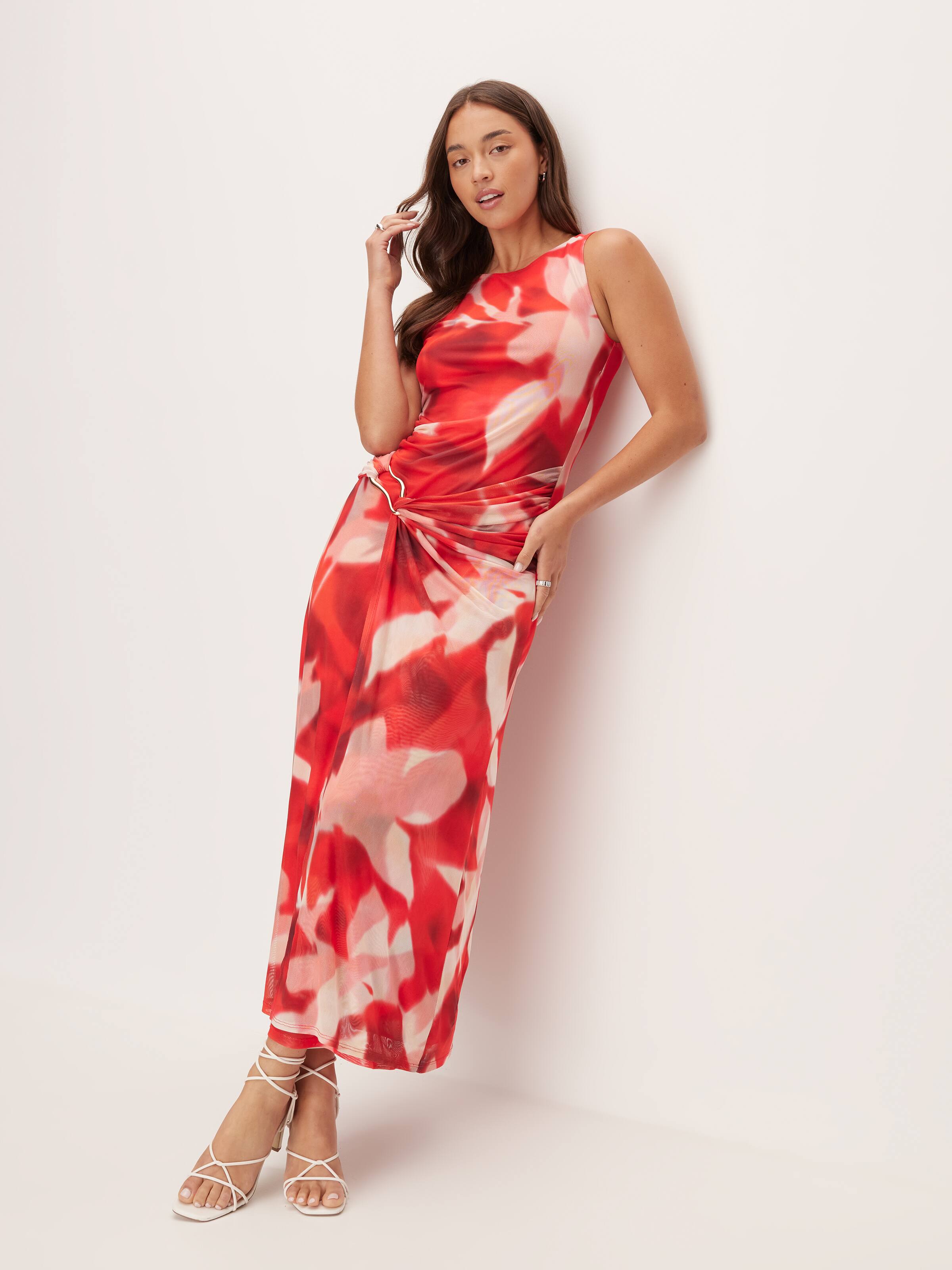 Laura Mesh Midi Dress