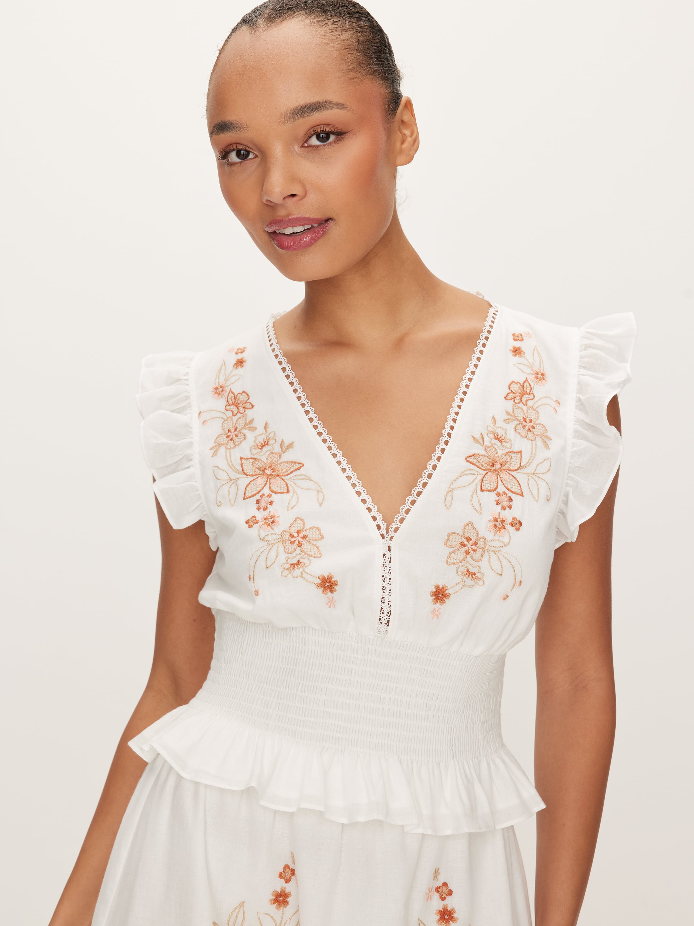Delilah Embroidered Top