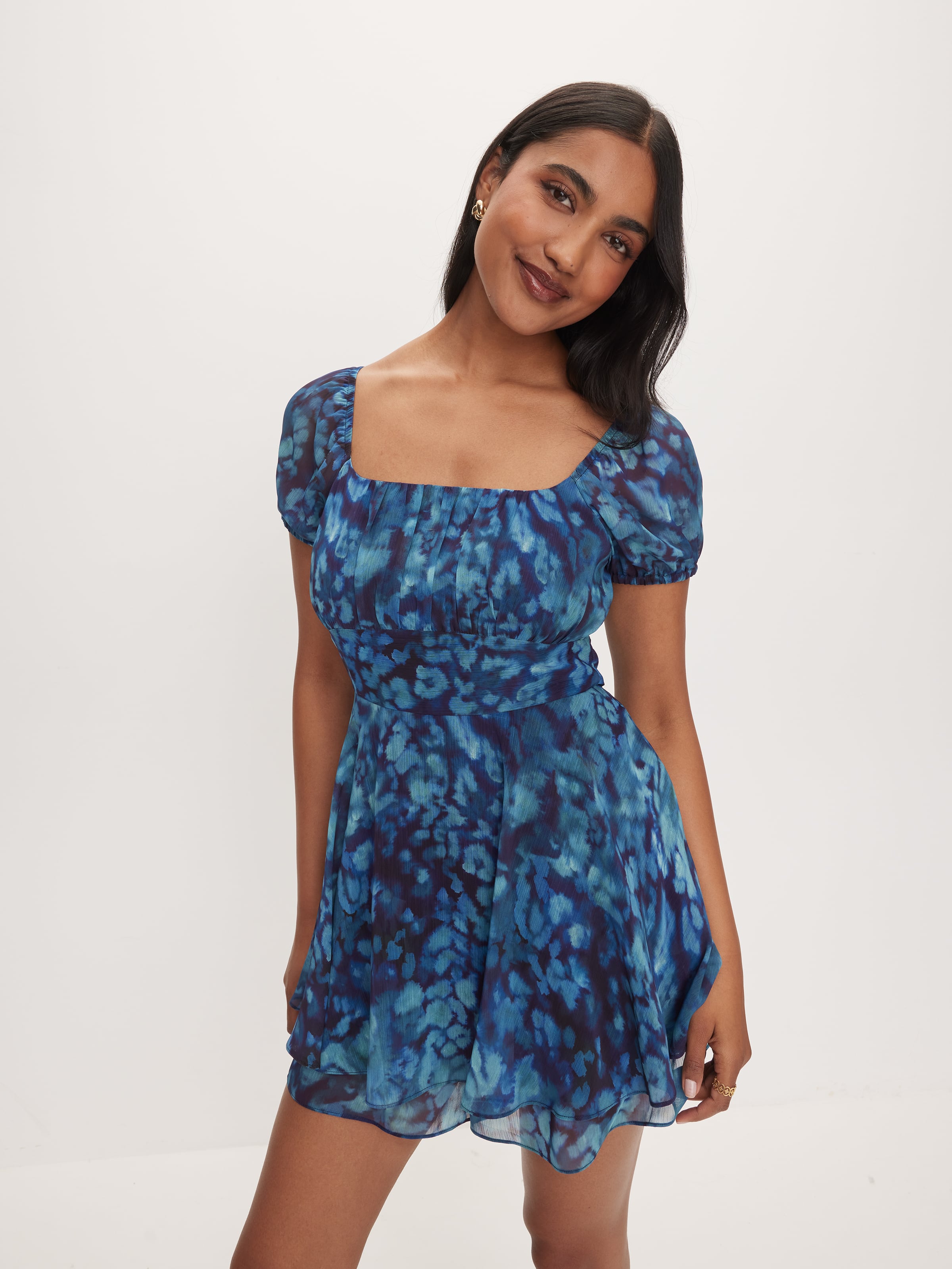 Josey Gathered Mini Playsuit