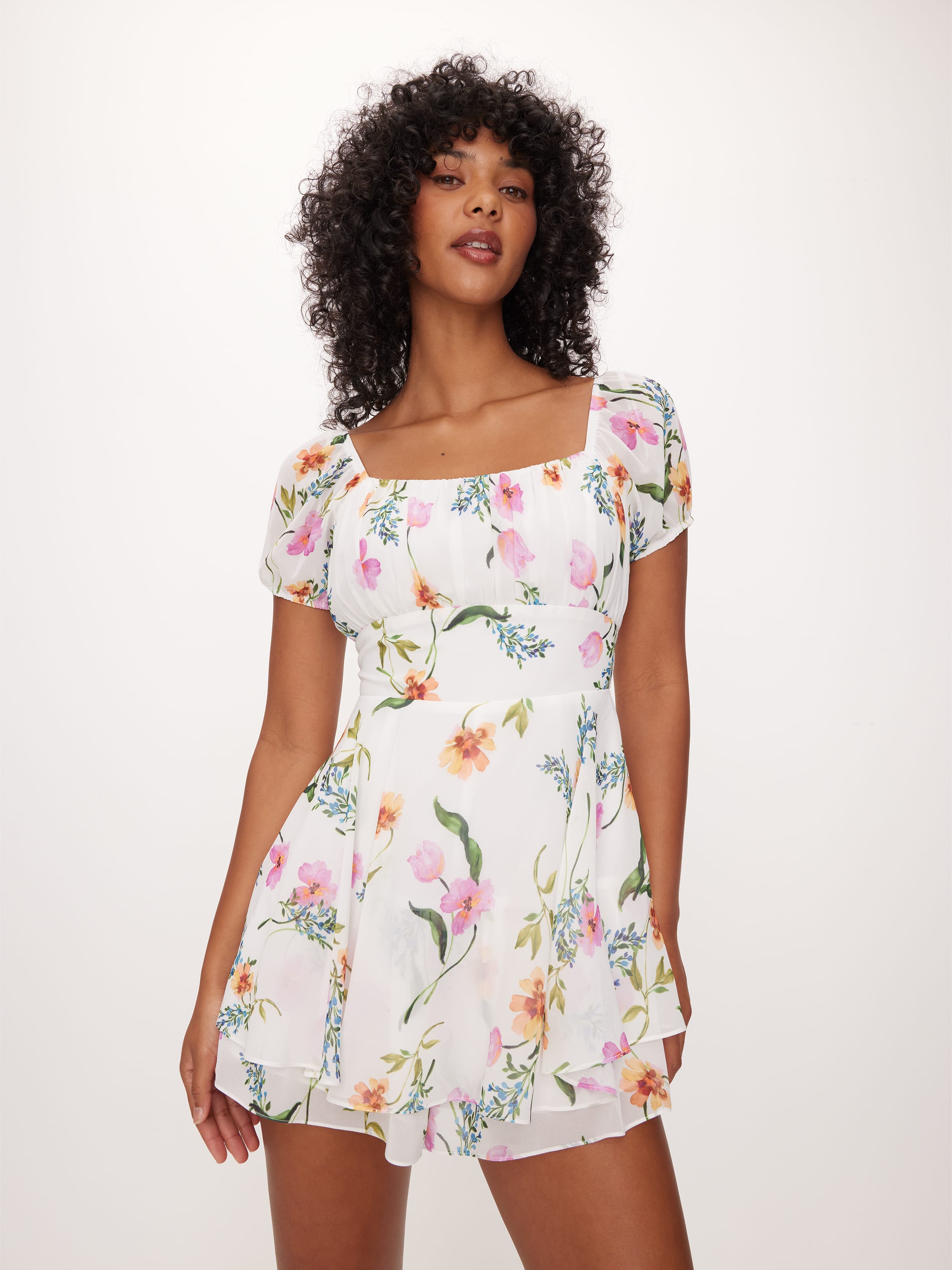 Josey Gathered Mini Playsuit