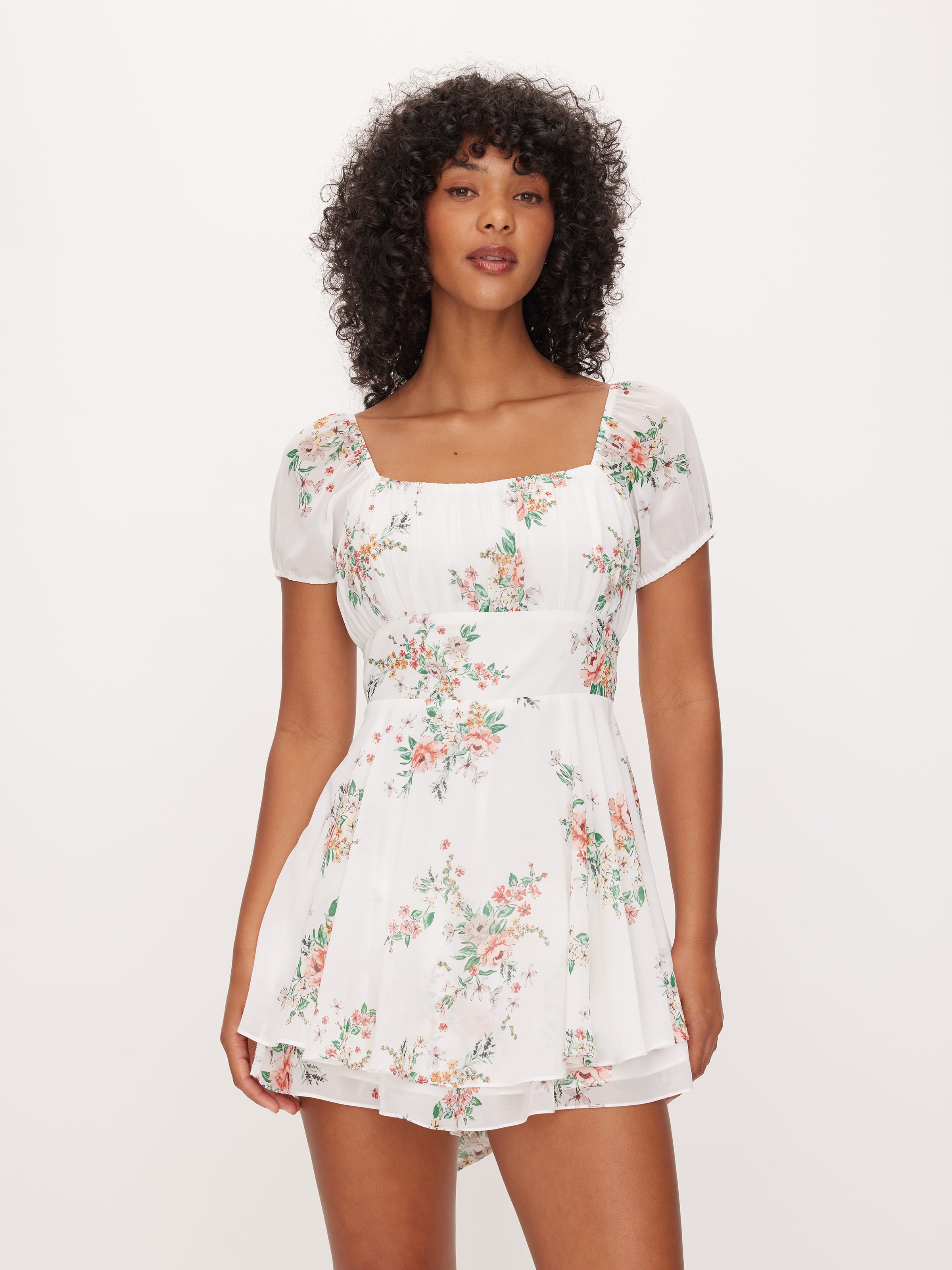 Josey Gathered Mini Playsuit