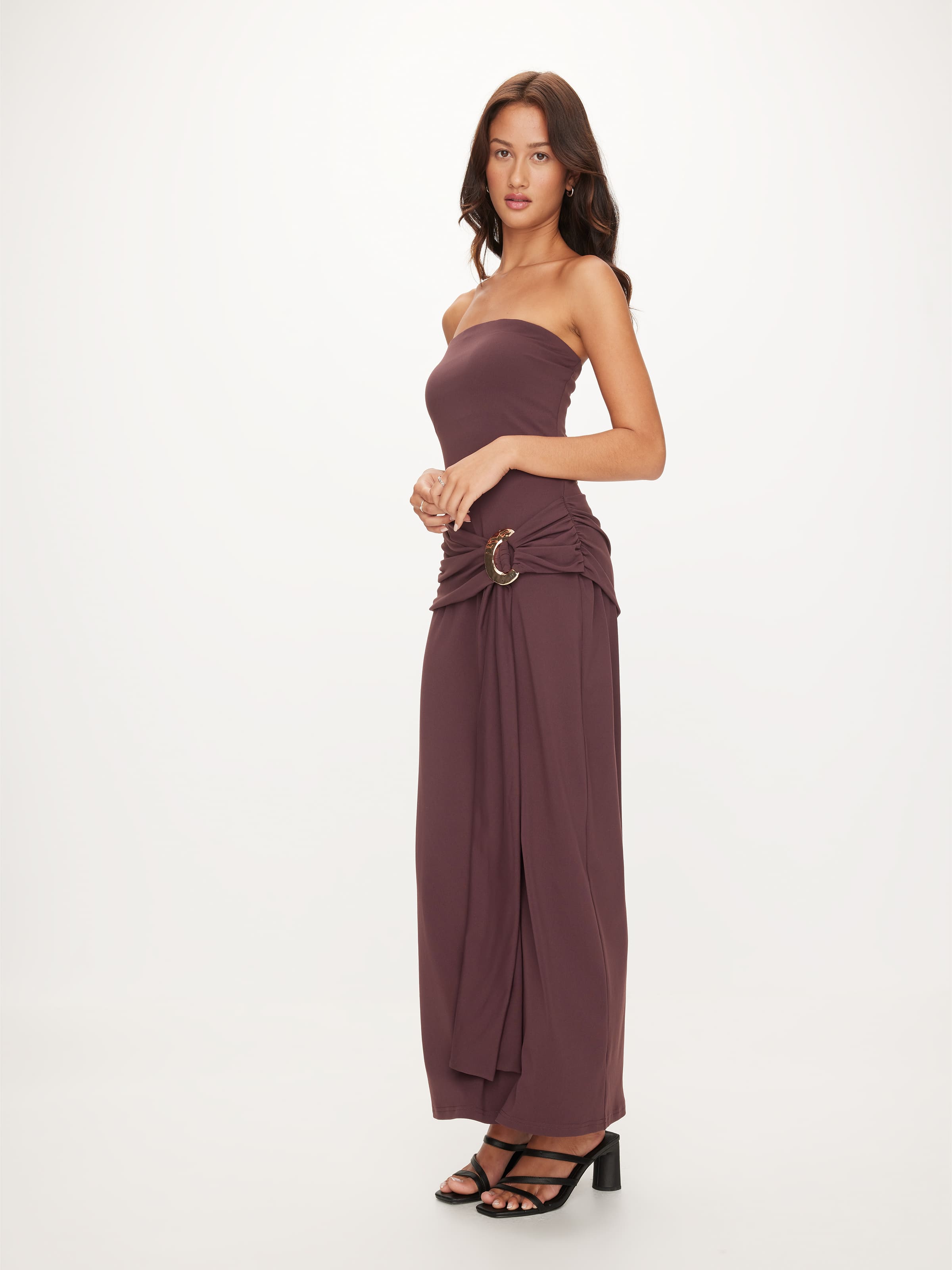 Gorgina Strapless Midi Dress