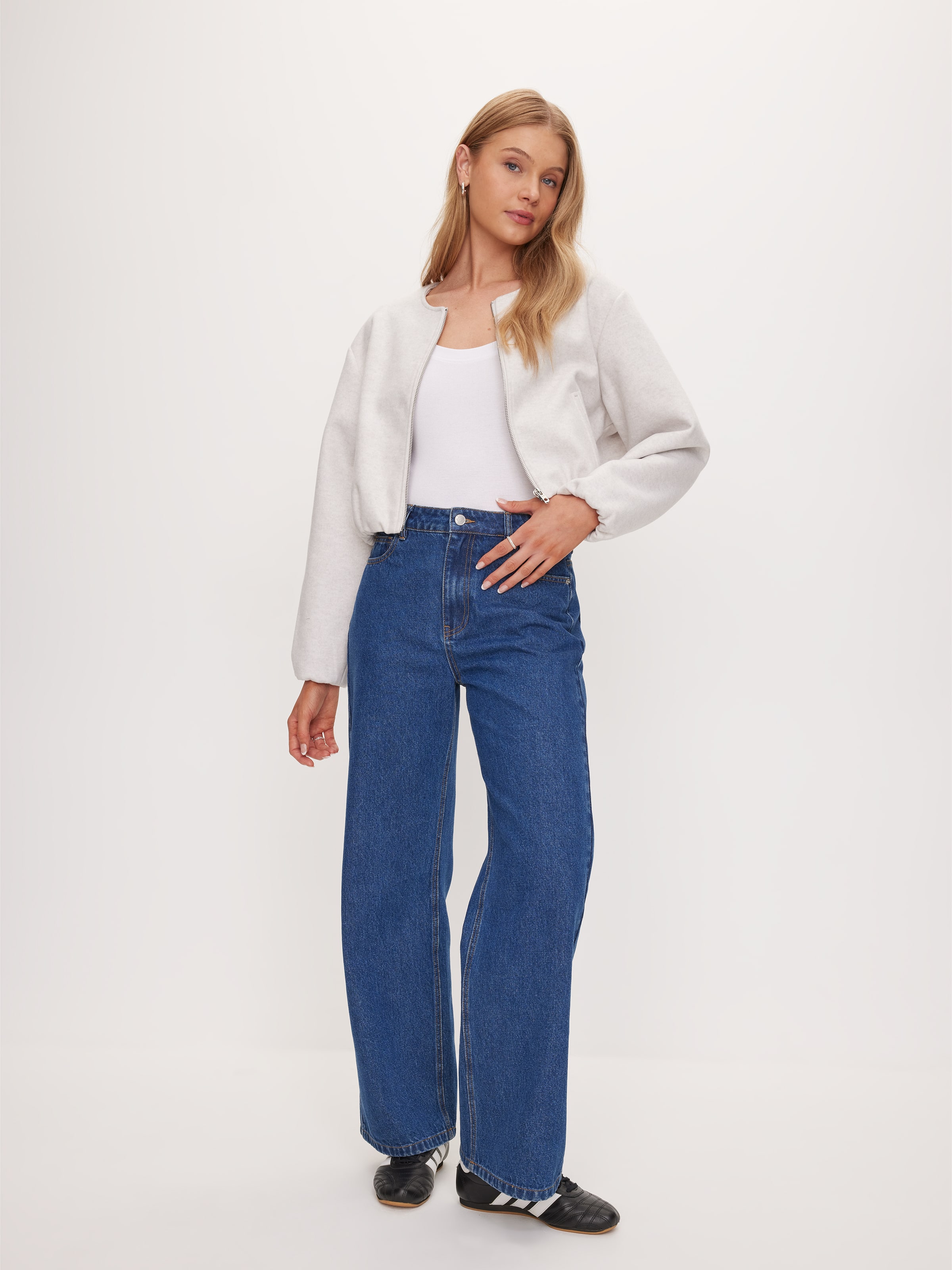Meg Felted Bomber Jacket