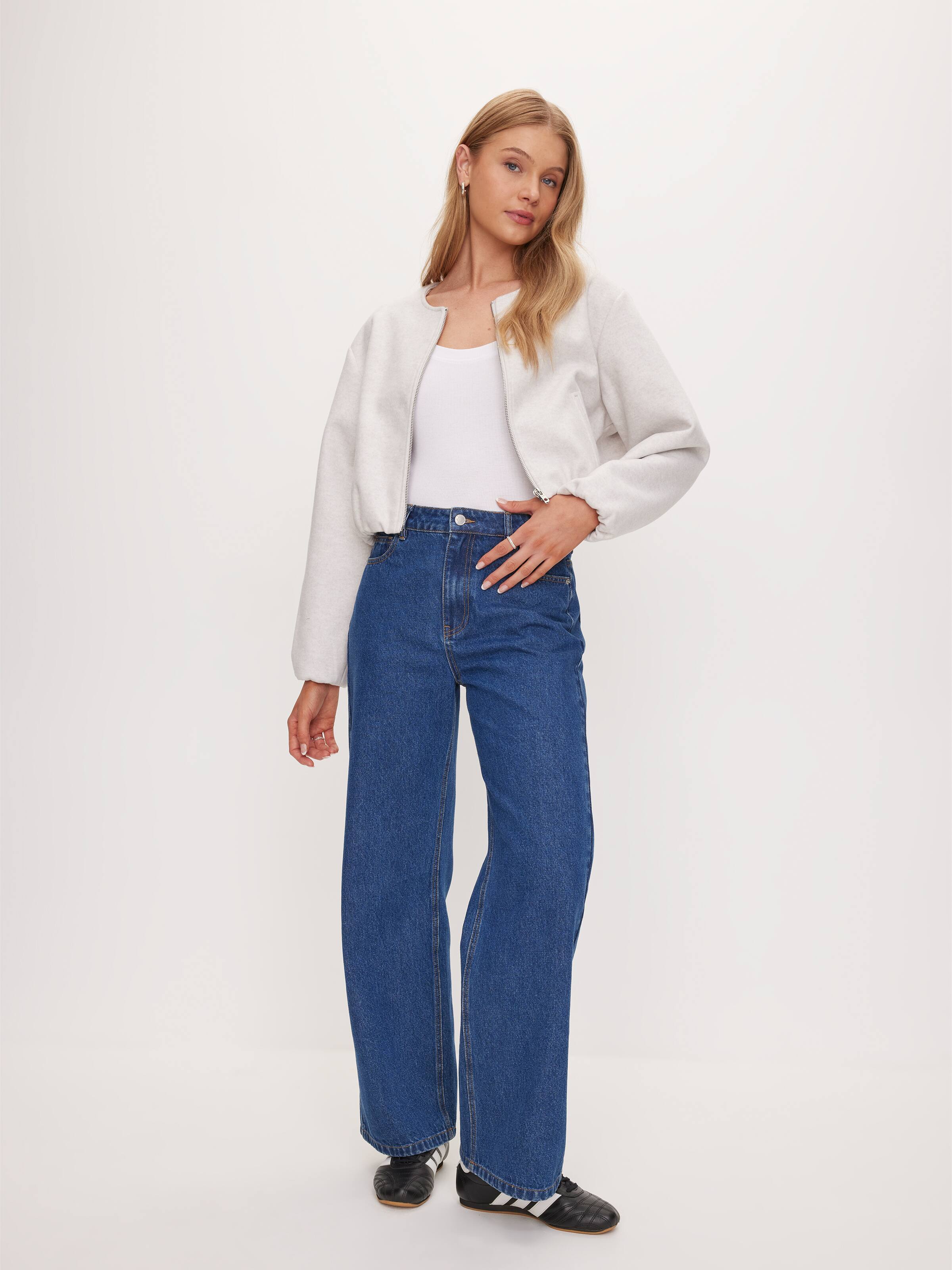Meg Felted Bomber Jacket