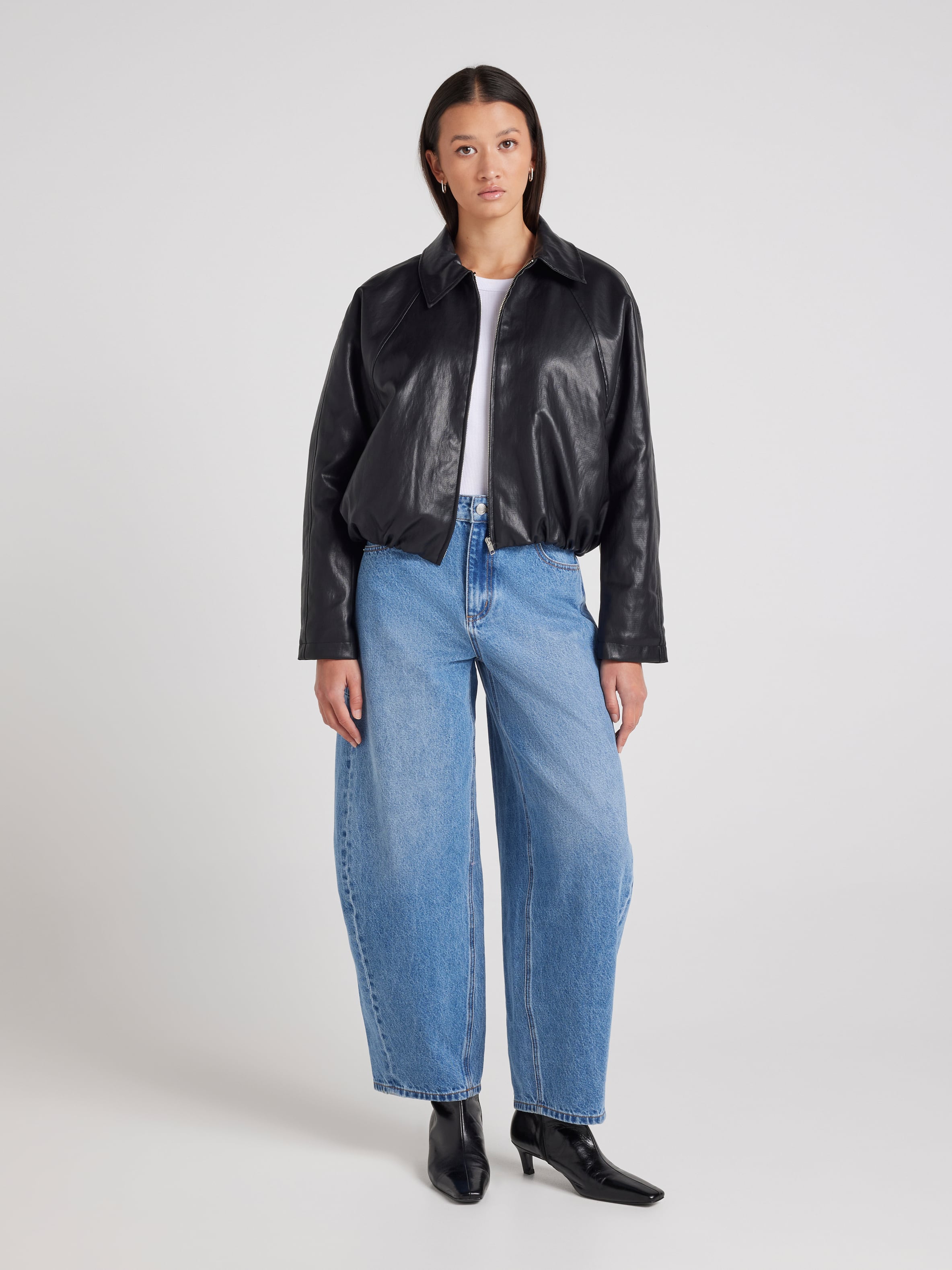 Taryn Pu Bubble Bomber Jacket
