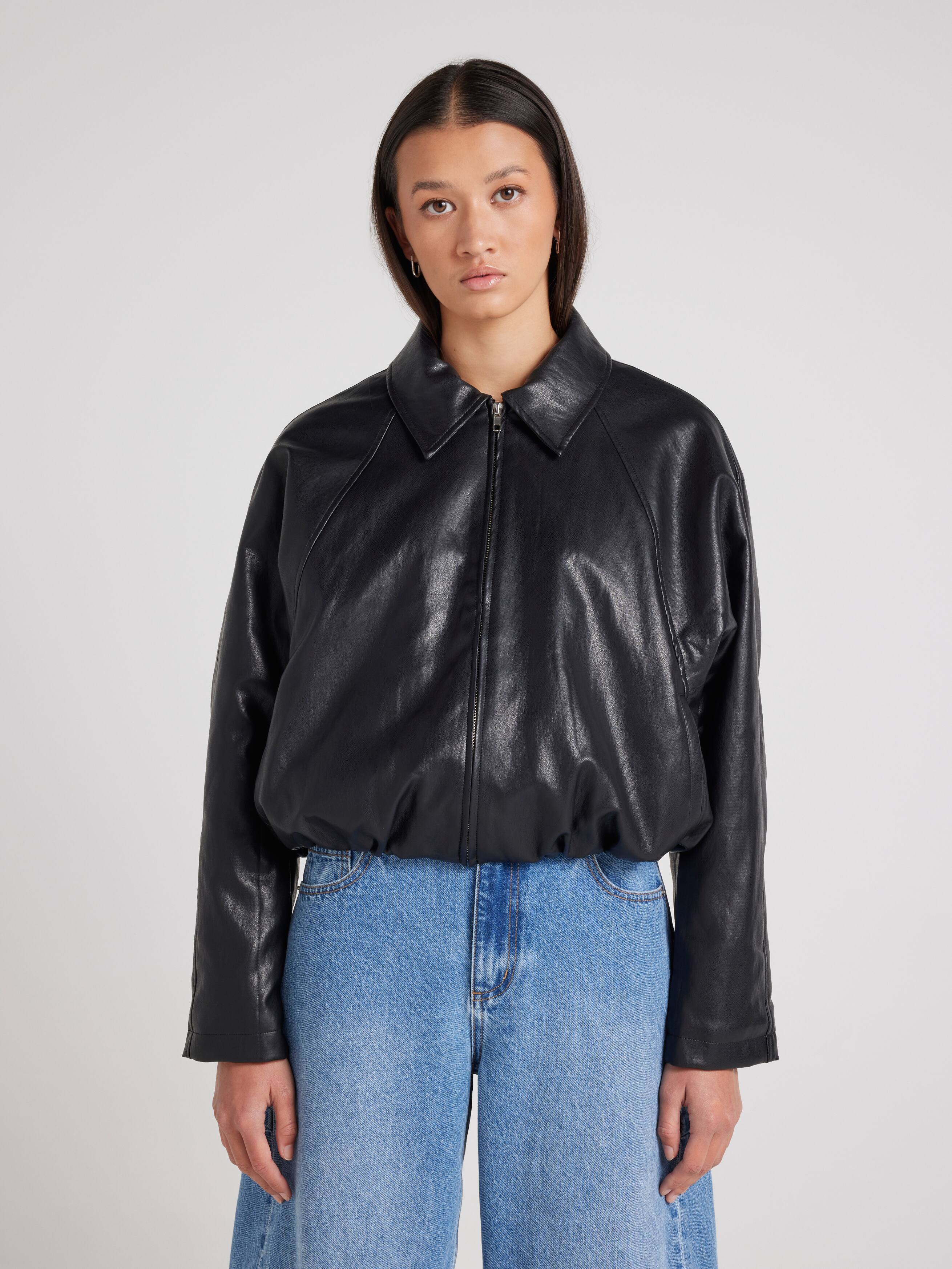 Taryn Pu Bubble Bomber Jacket