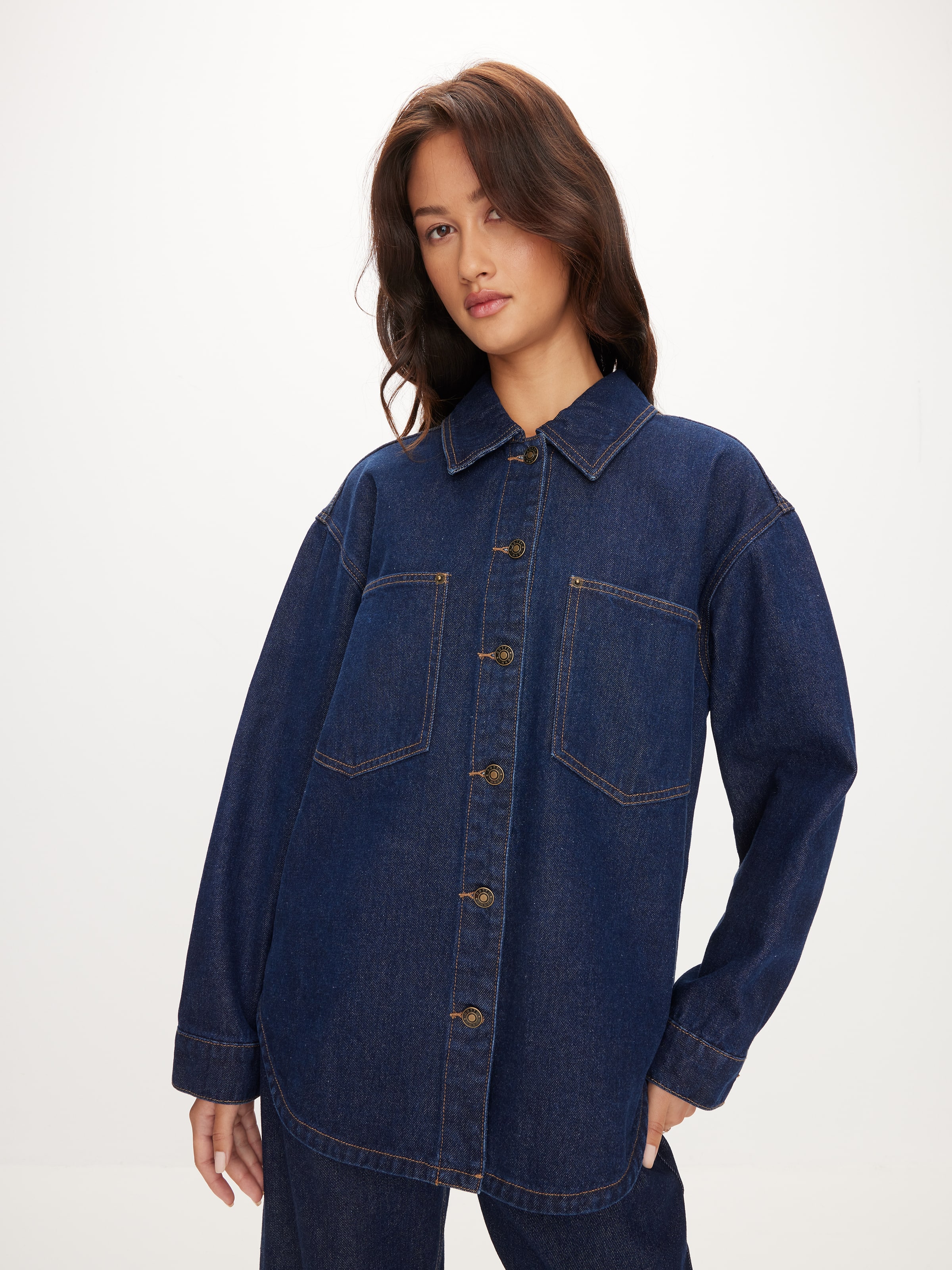 dotti denim dress Ella Tiered Dress