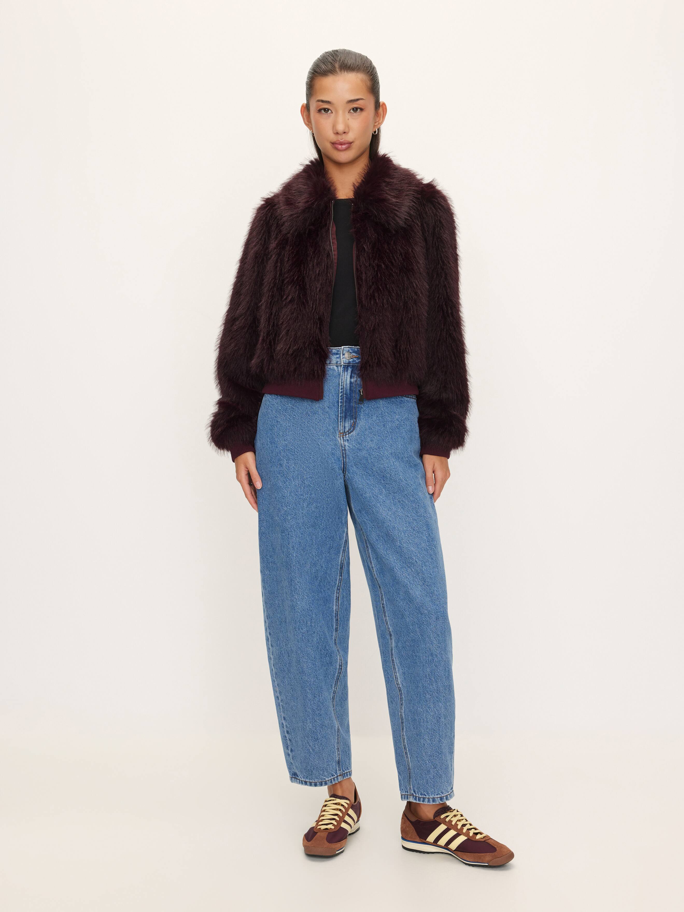 Rory Fur Bomber Jacket