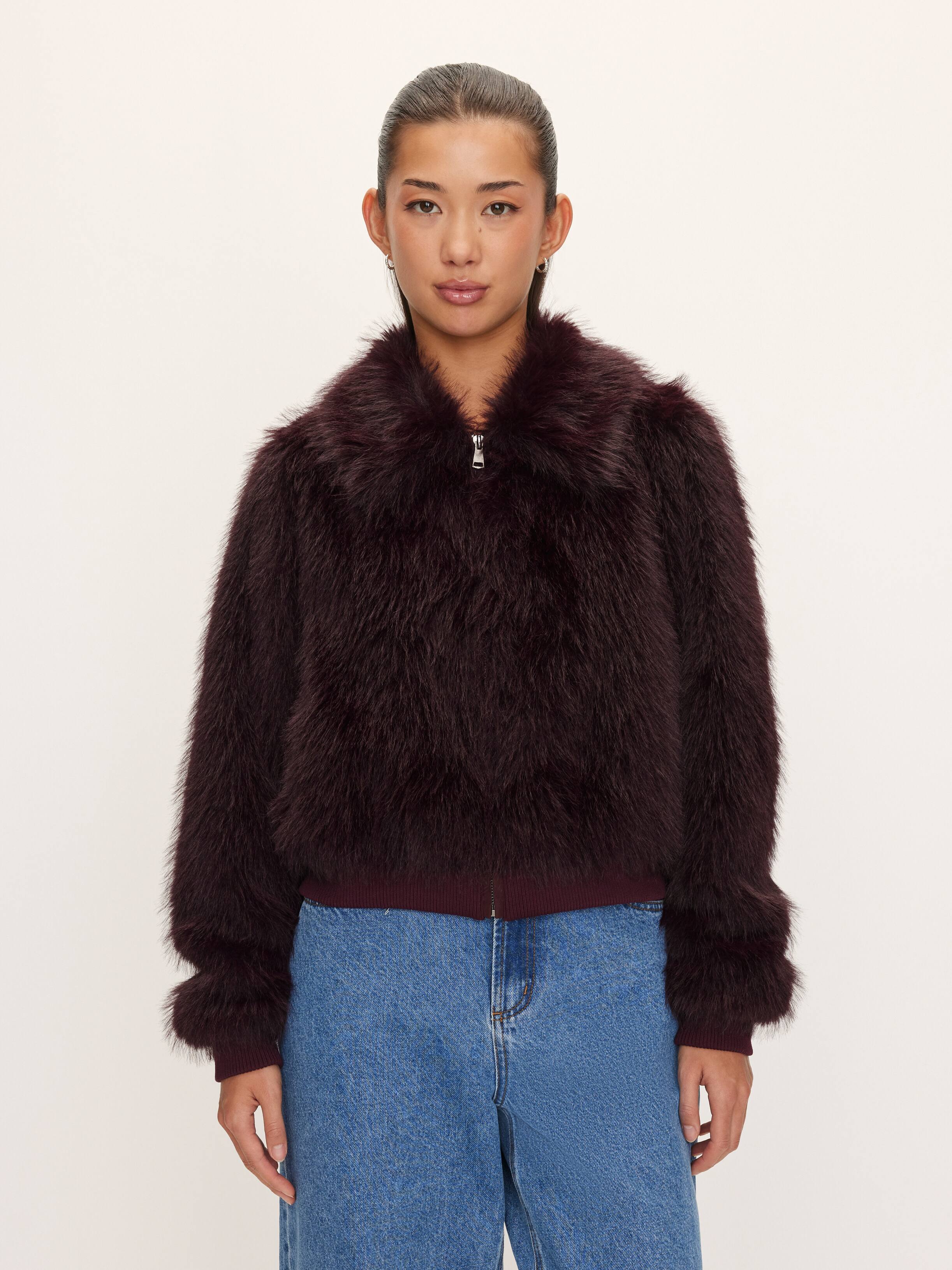 Rory Fur Bomber Jacket