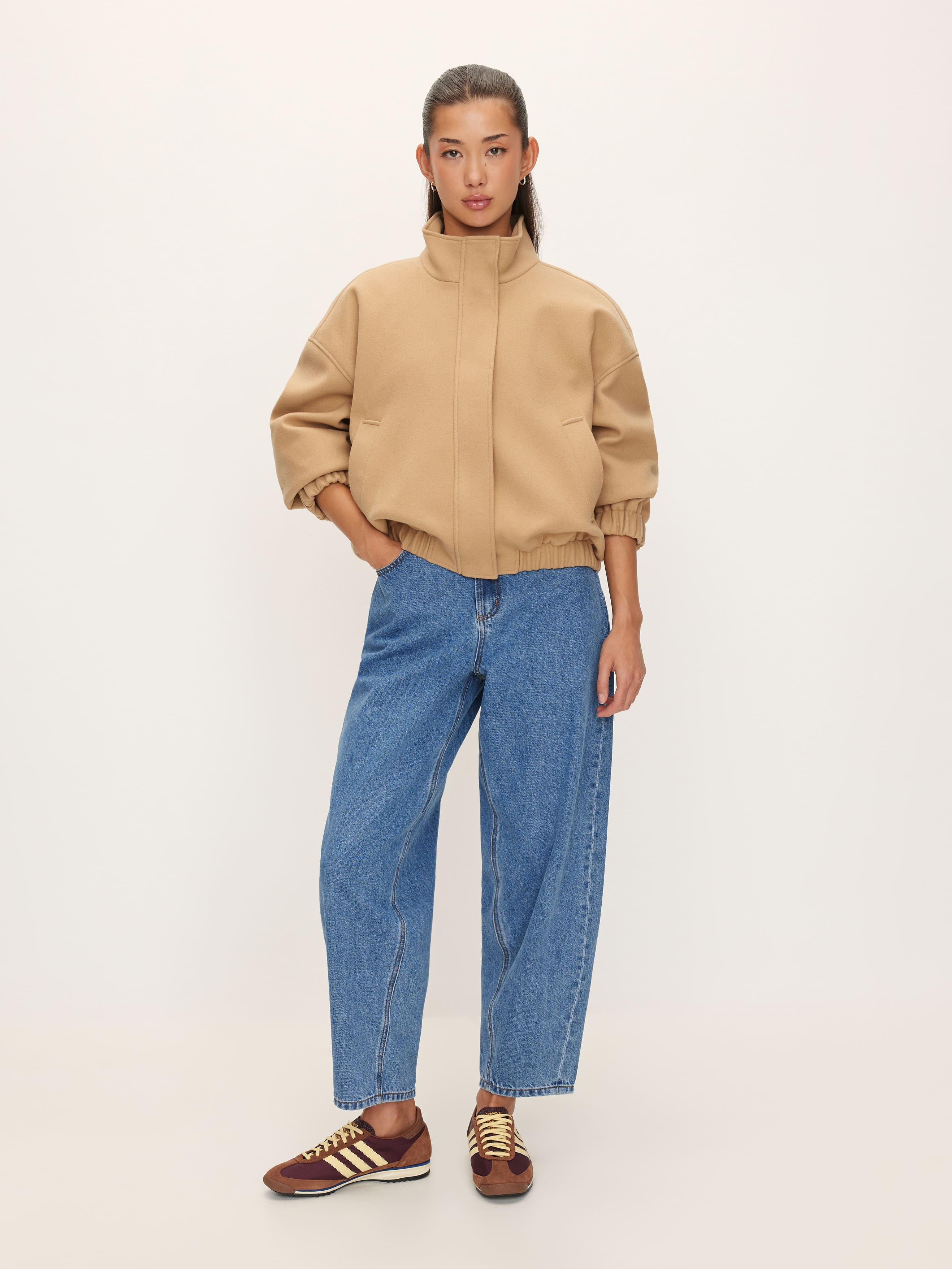 Cosy Oversized Bomber Jacket