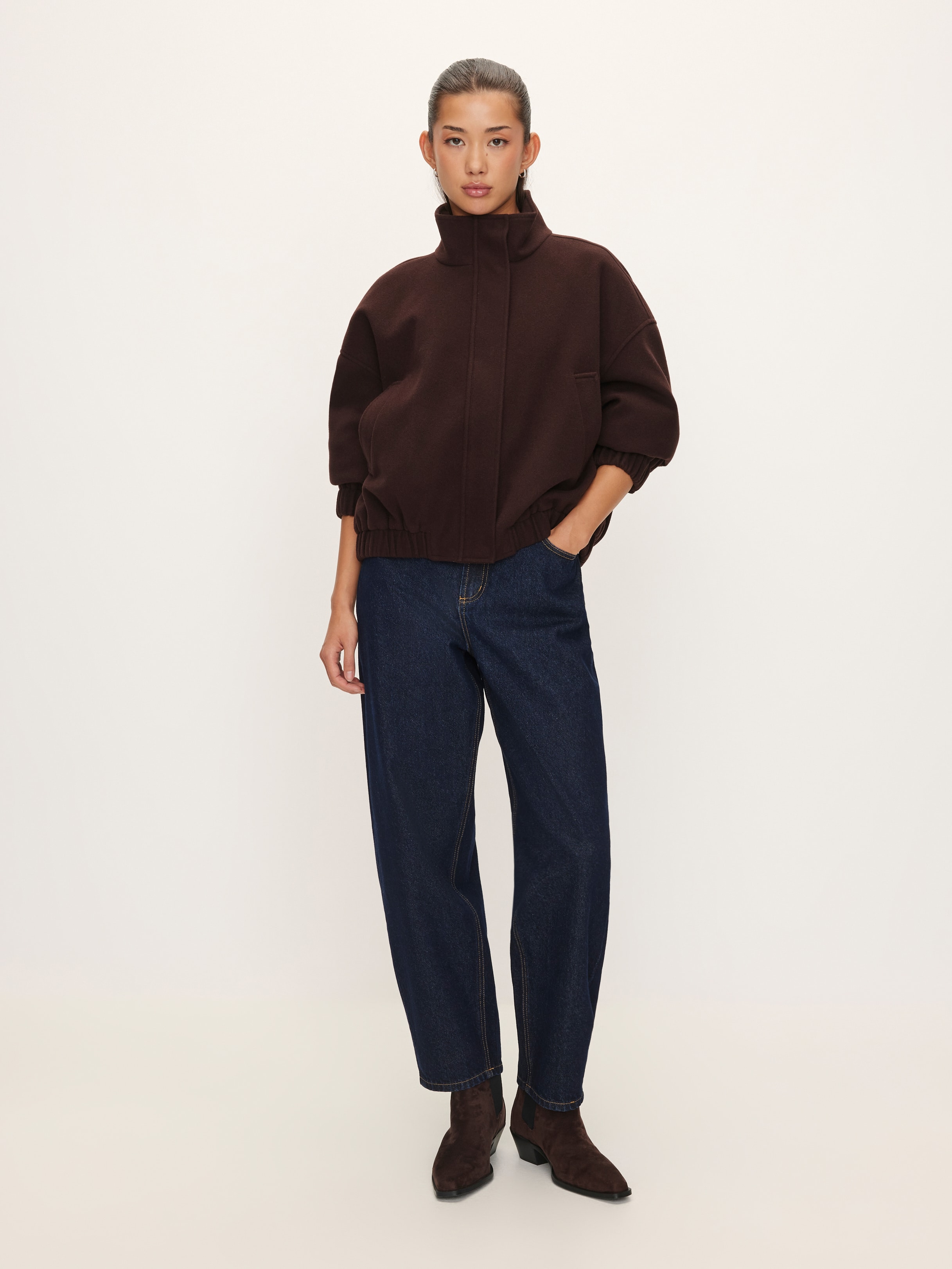 Cosy Oversized Bomber Jacket