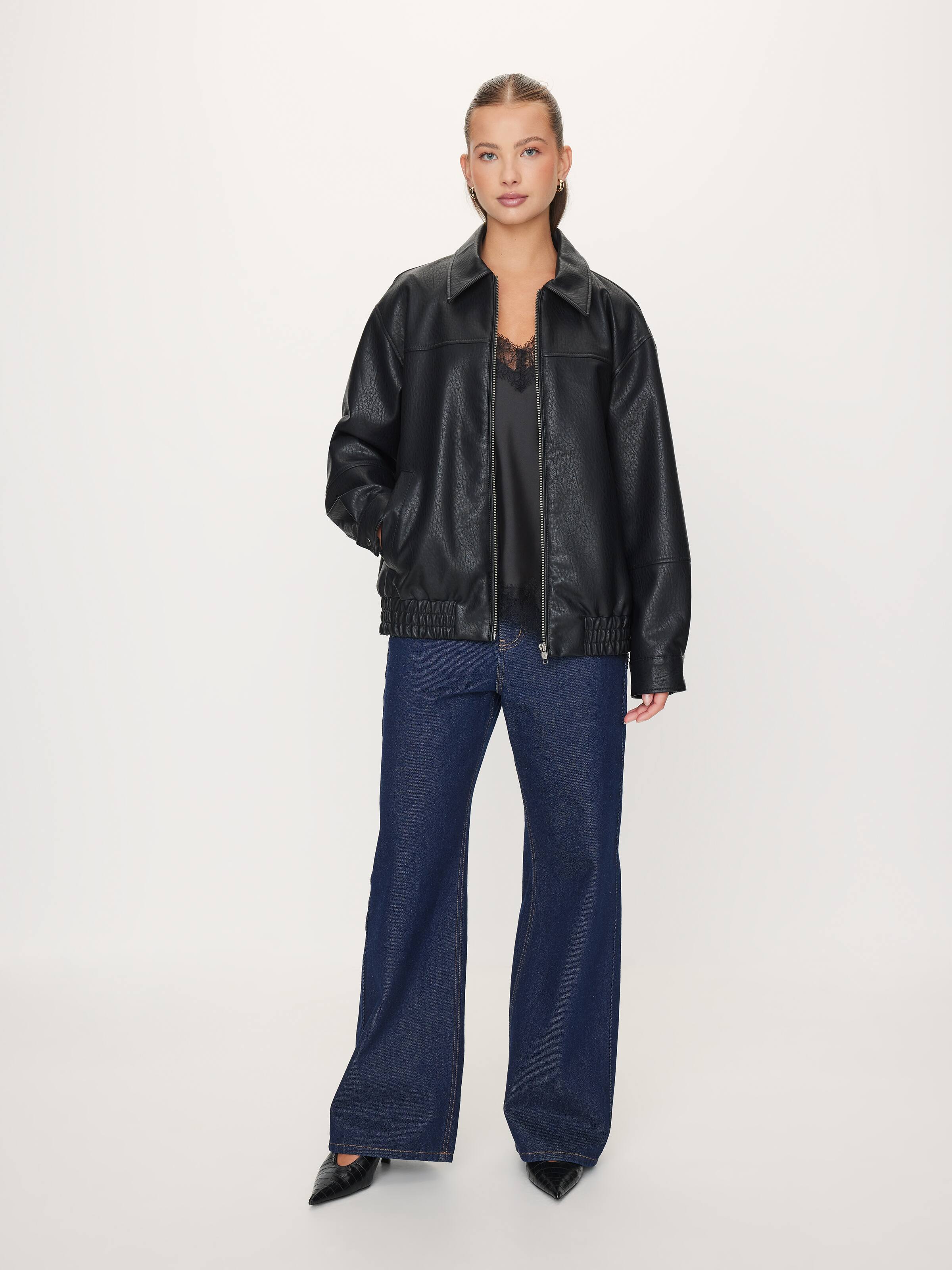 Remi Longline Pu Bomber