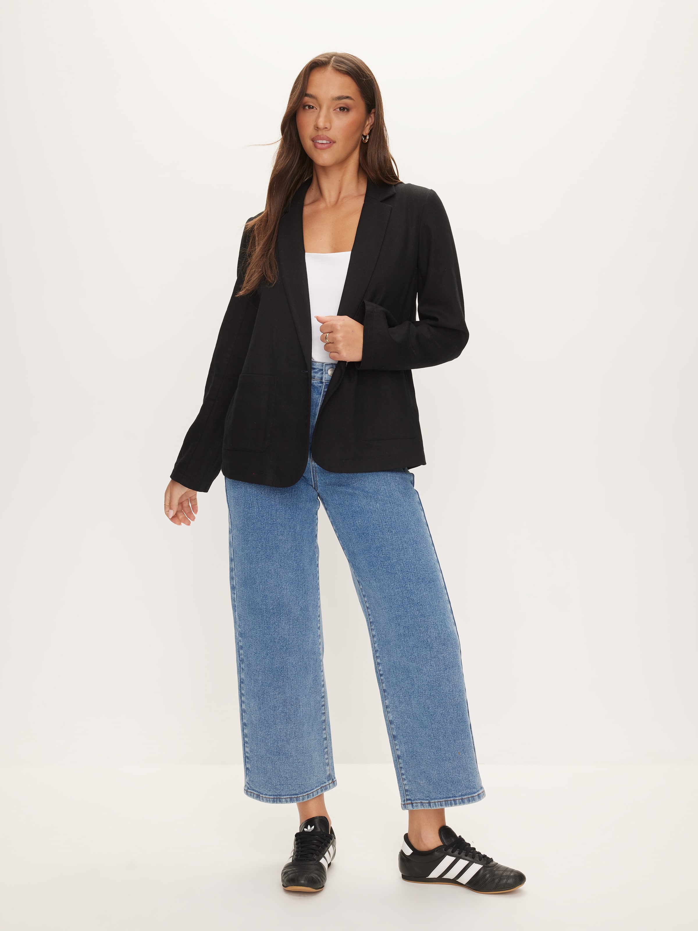 Linen Blend Blazer