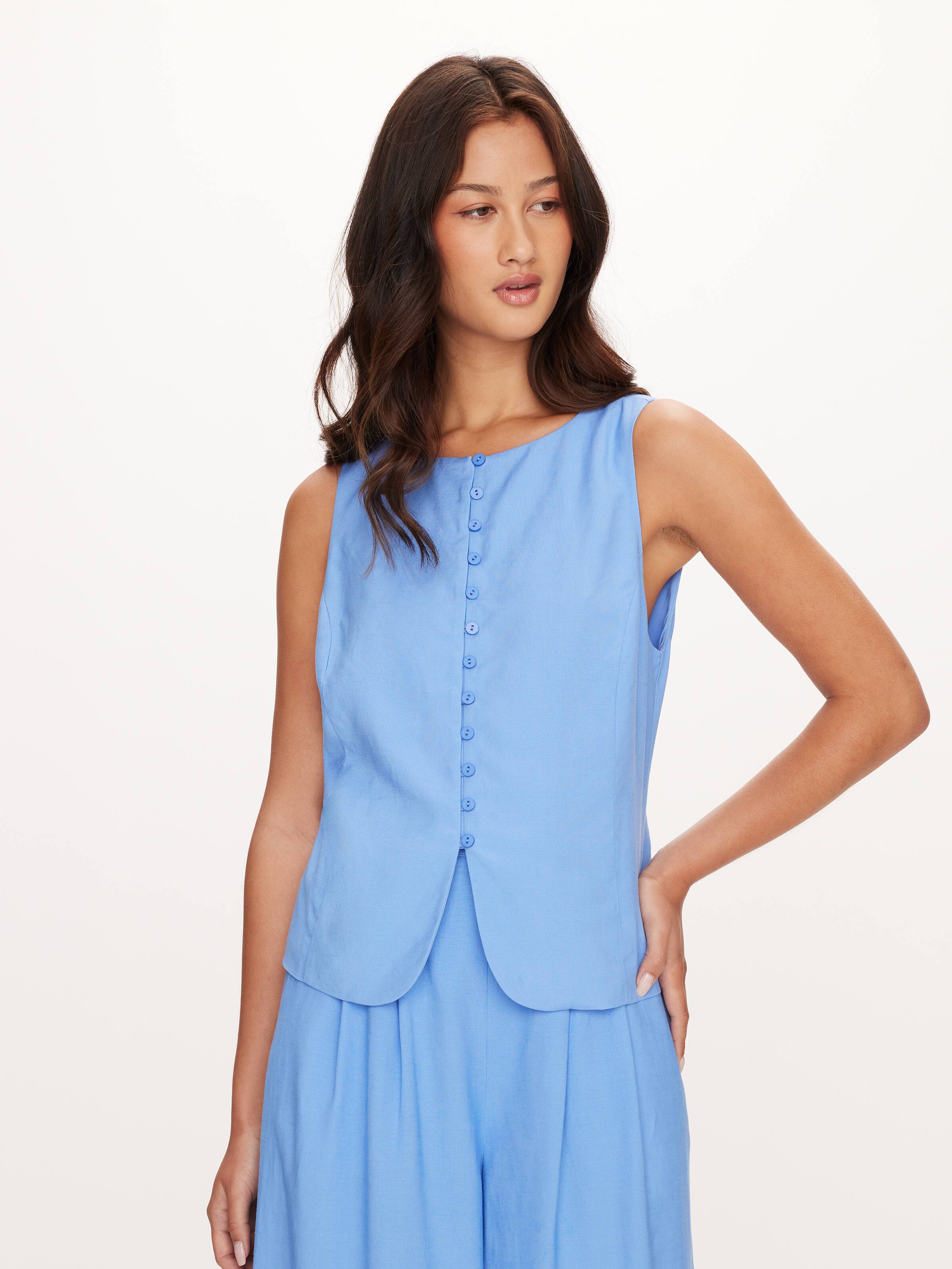 Halle Button Through Vest